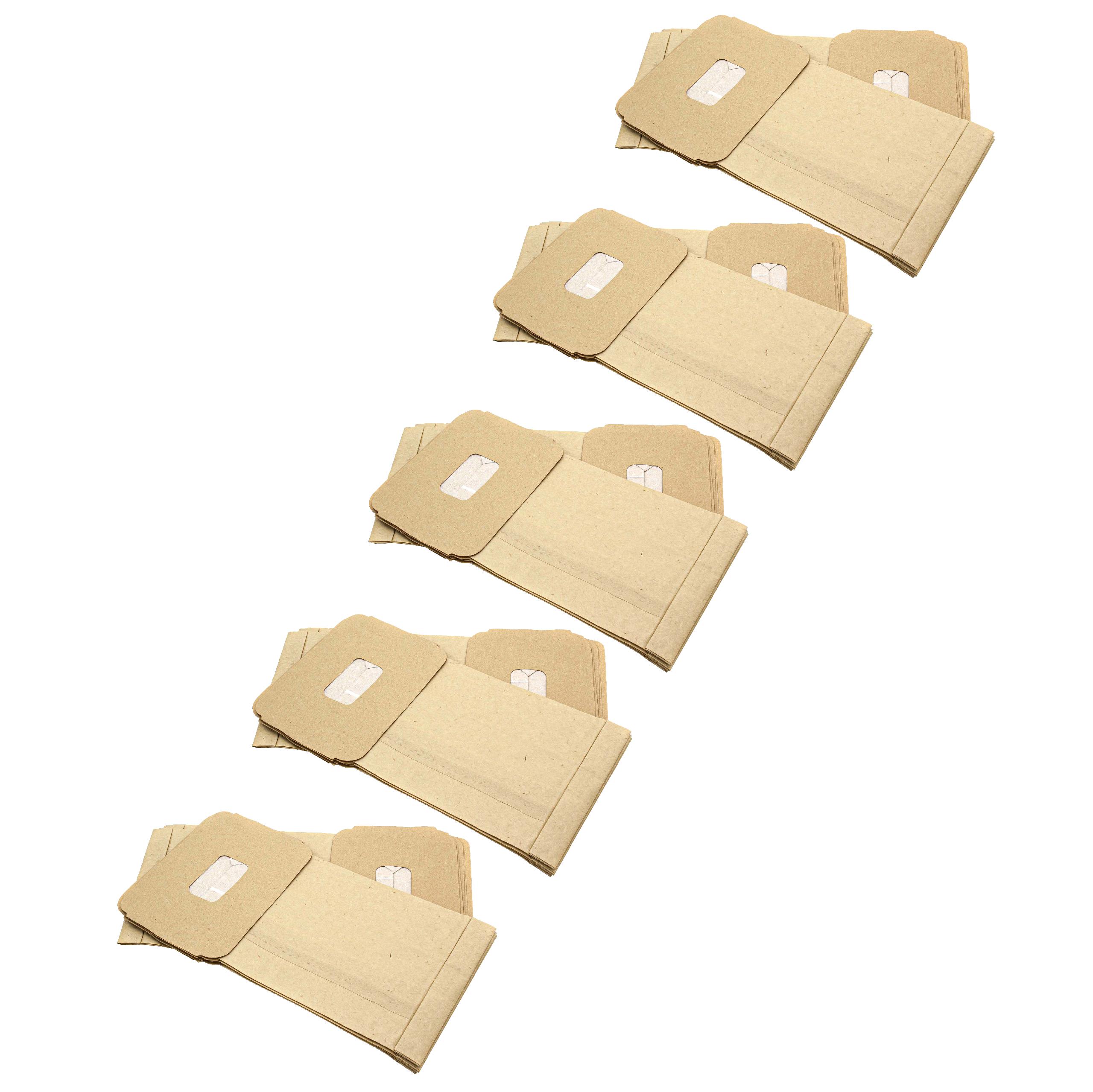 50x Vacuum Cleaner Bag replaces Europlus PH 1201 for Philips - paper