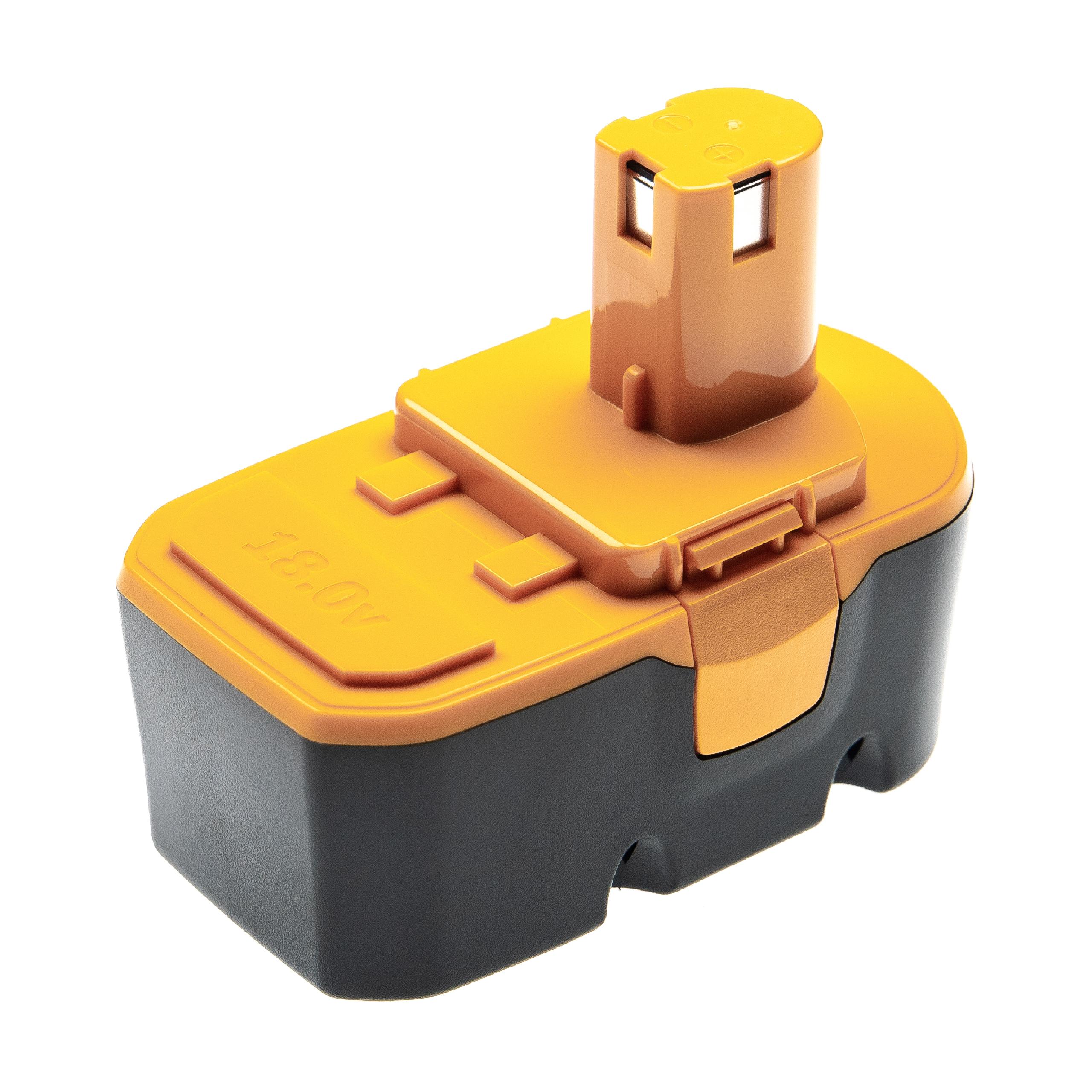 Batterie remplace Ryobi ABP1801 pour outil électrique - 1300 mAh, 18 V, NiMH