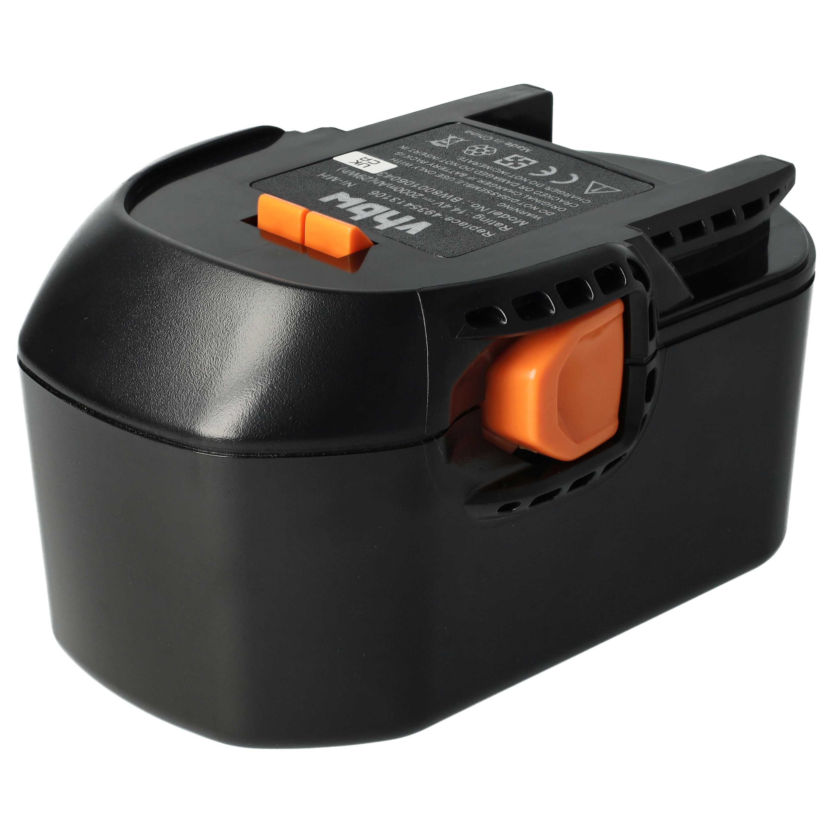 Batterie (2 pcs.) remplace AEG 4935413106, 4935416790, B1414G, B1415R outil électrique Würth - 2Ah 14,4V NiMH