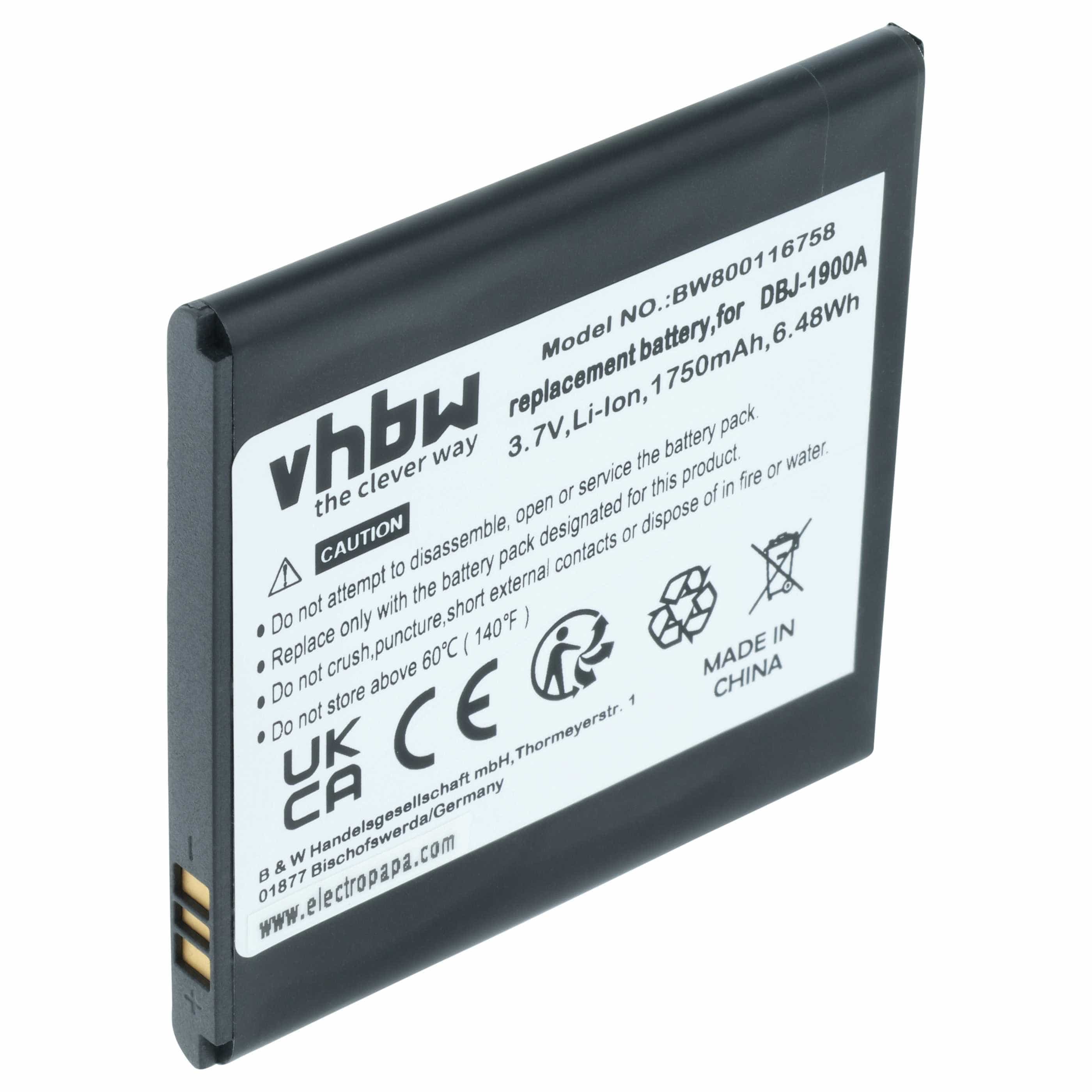 Akumulator do telefonu dla seniora zamiennik Doro DBJ-1900A - 1750 mAh 3,7 V Li-Ion