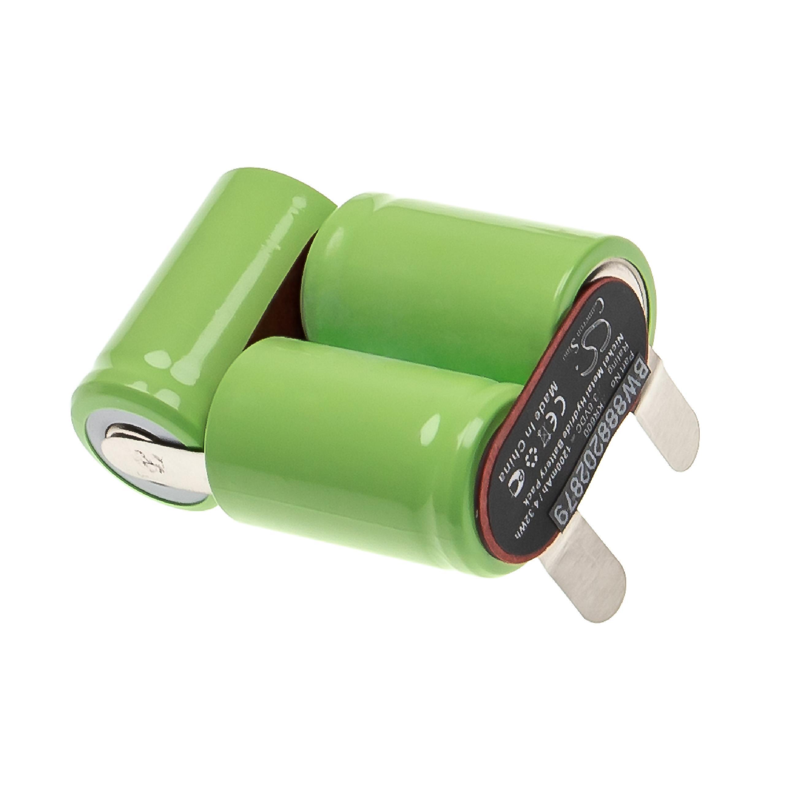Batterie remplace Wella KR600 pour rasoir électrique - 1200mAh 3,6V NiMH