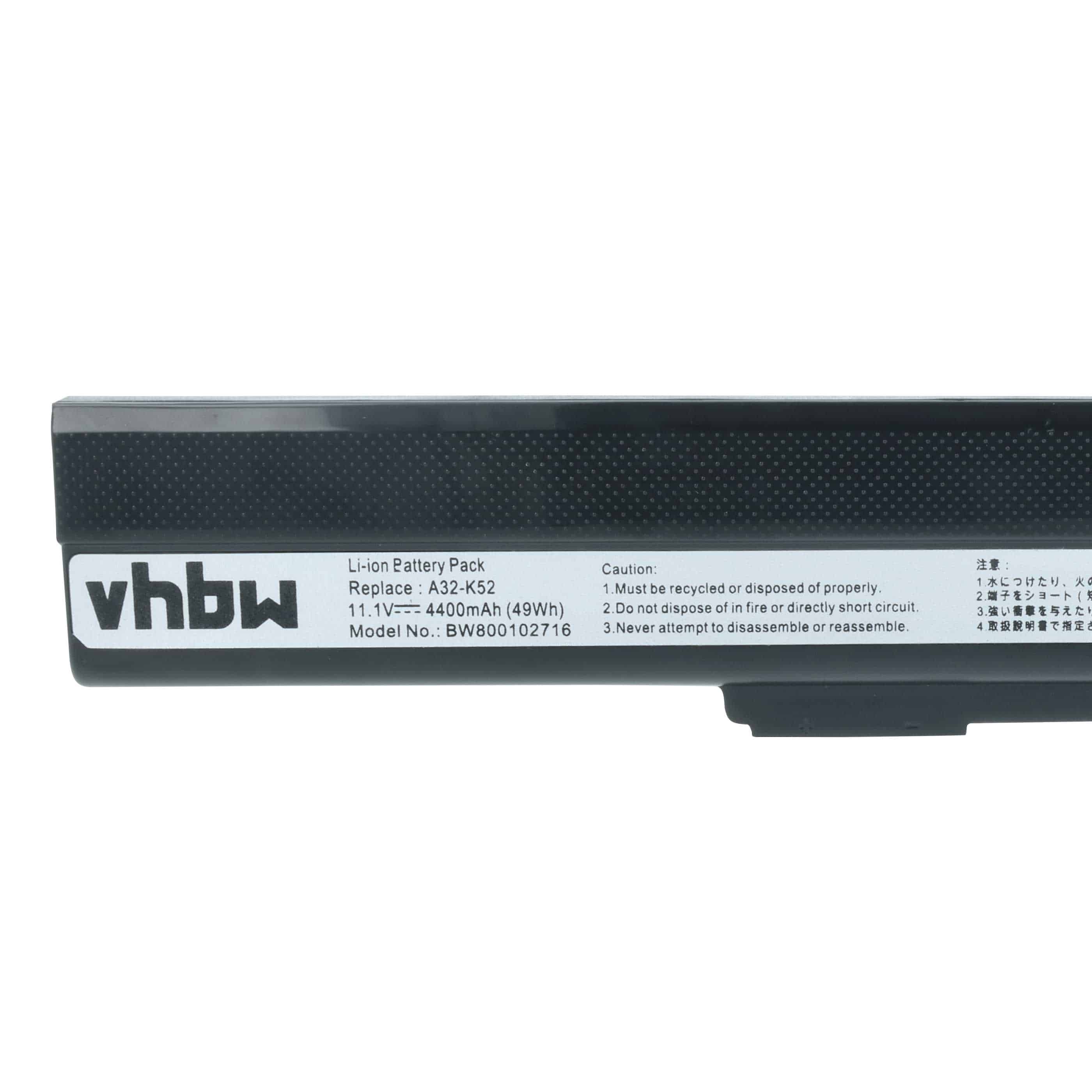 Akumulator do laptopa zamiennik Asus 70-NXM1B2200Z, A31-K42, A31-B53, 90-NXM1B2000Y - 4400 mAh 11,1 V Li-Ion