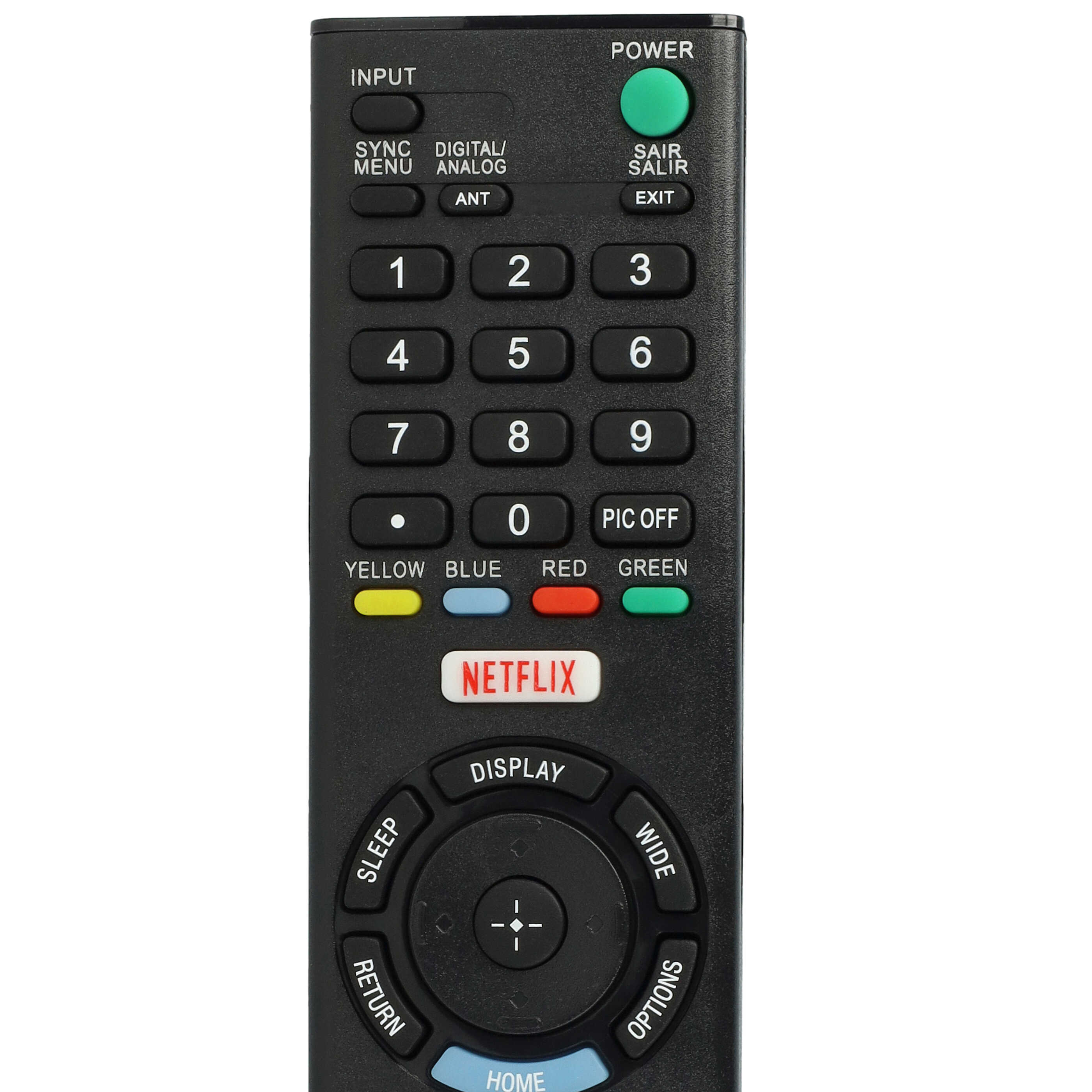 Remote Control replaces Sony RMT-TX102U for Sony TV