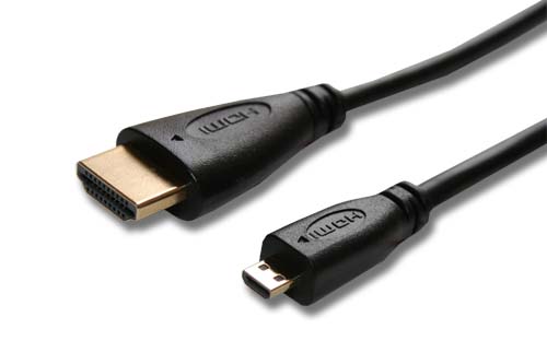 HDMI-Kabel, Micro-HDMI auf HDMI 1.4 1,4m für Tablet, Smartphone, Kamera