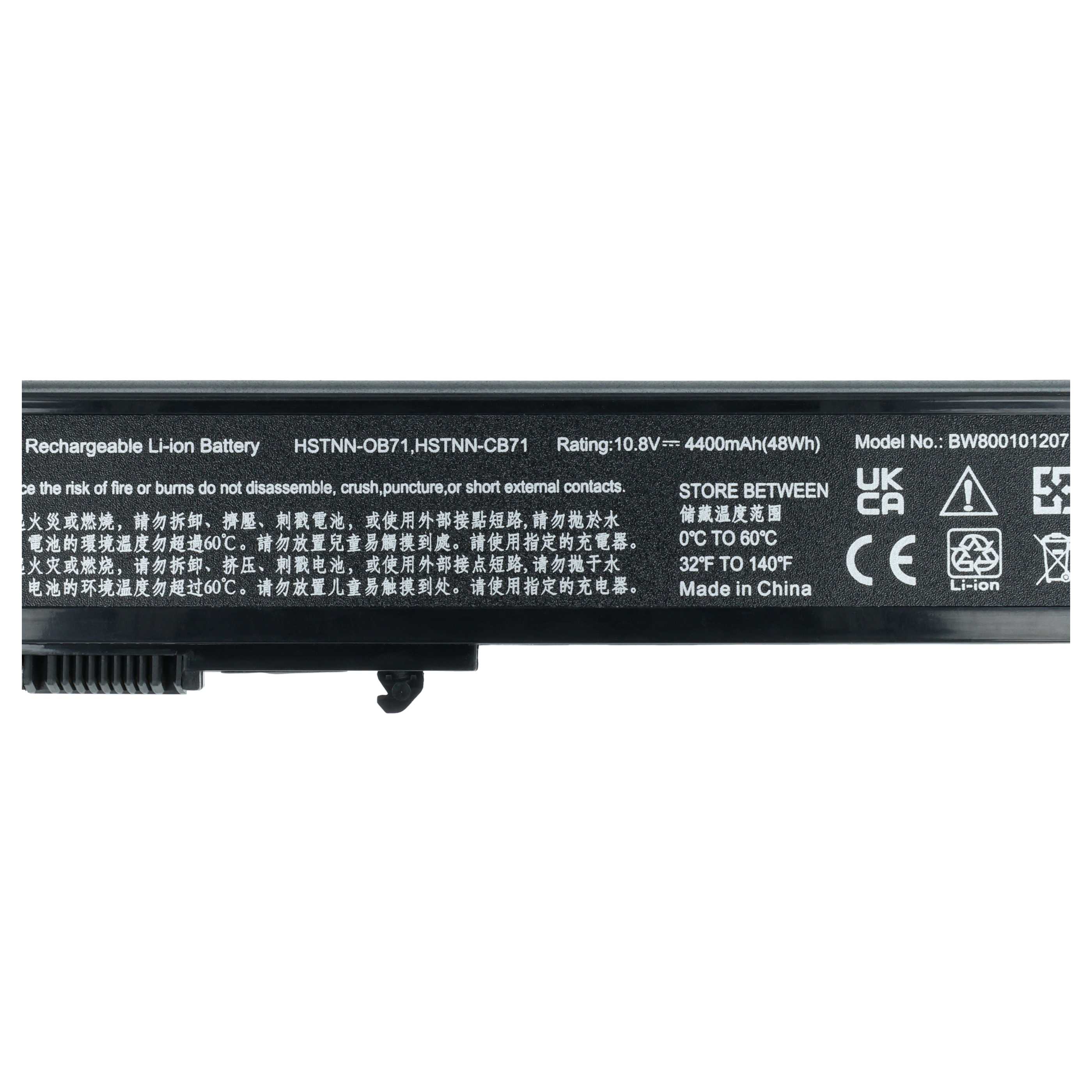 Akumulator do laptopa zamiennik HP 468816-001, 463305-751, 463305-341 - 4400 mAh 10,8 V Li-Ion, czarny