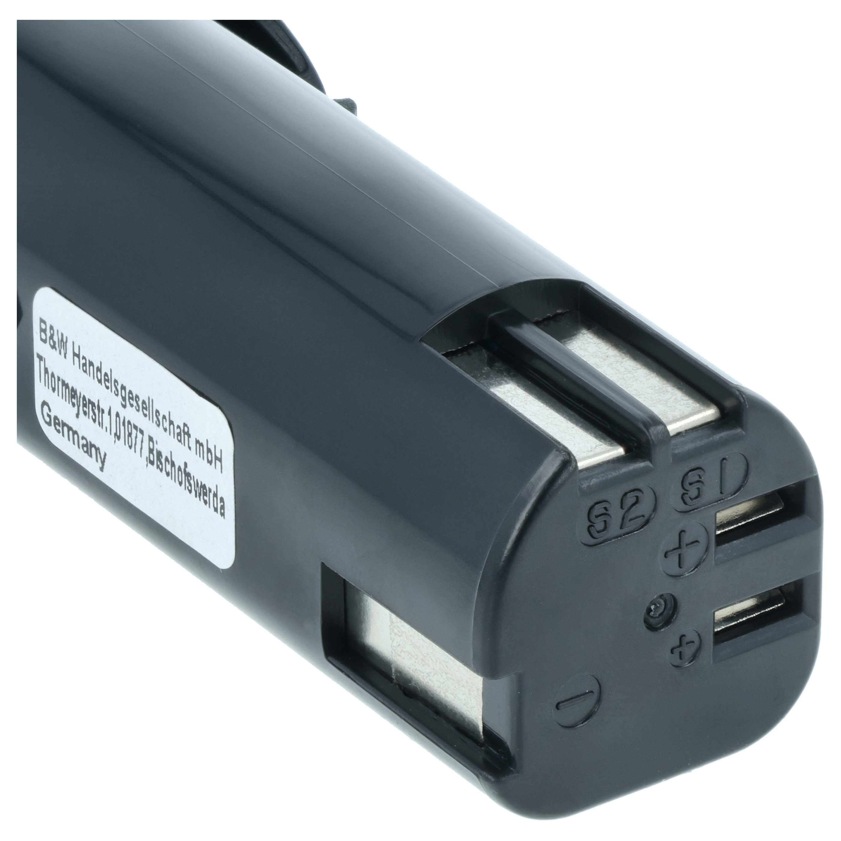 3x Battery replaces Panasonic EZ9L10, EY9L10B Electric Power Tool - 1500 mAh, 3.6 V, Li-Ion