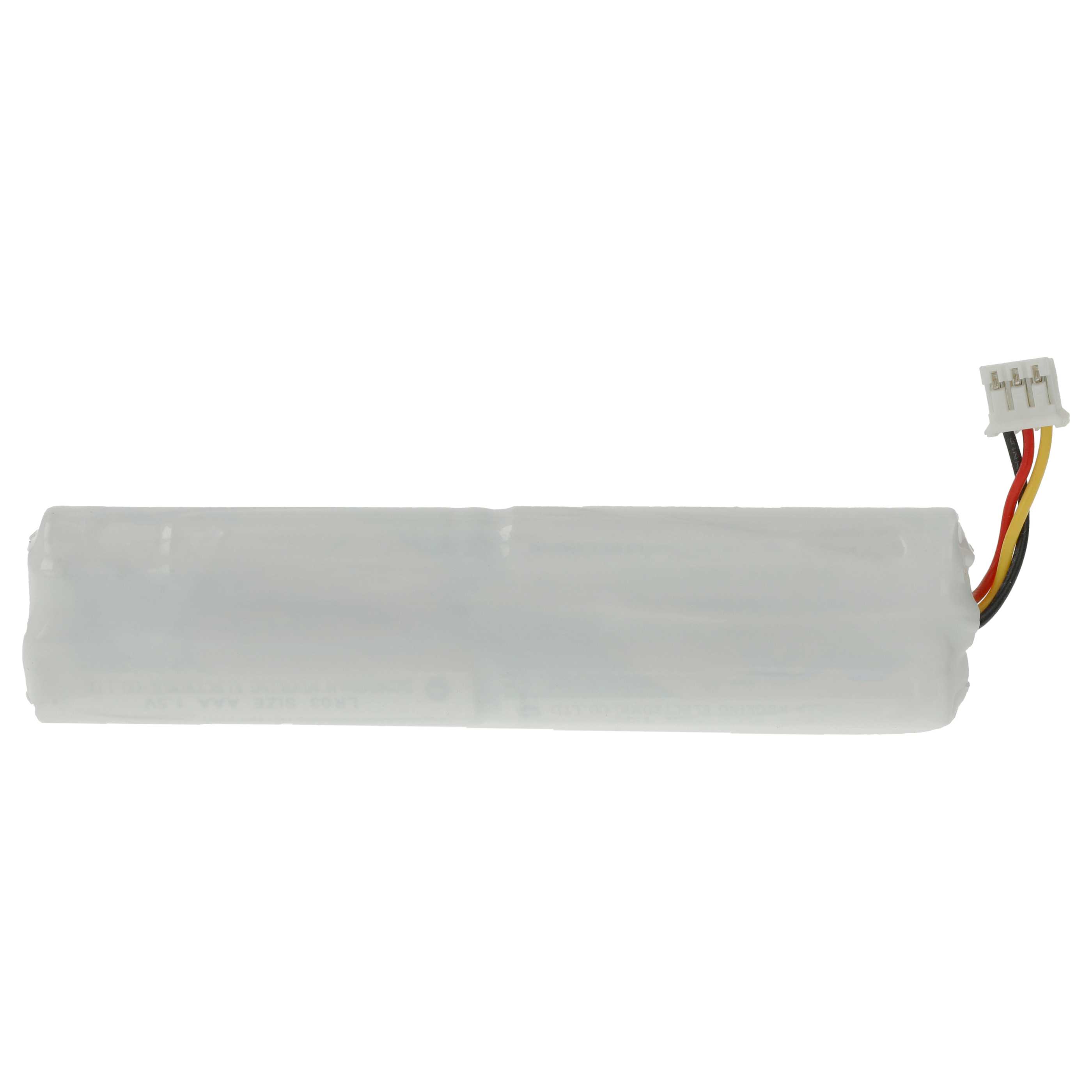 Batería reemplaza Telenot BP3, 100056112 para instalación alarma (1200 mAh, 6 V, alcalina)