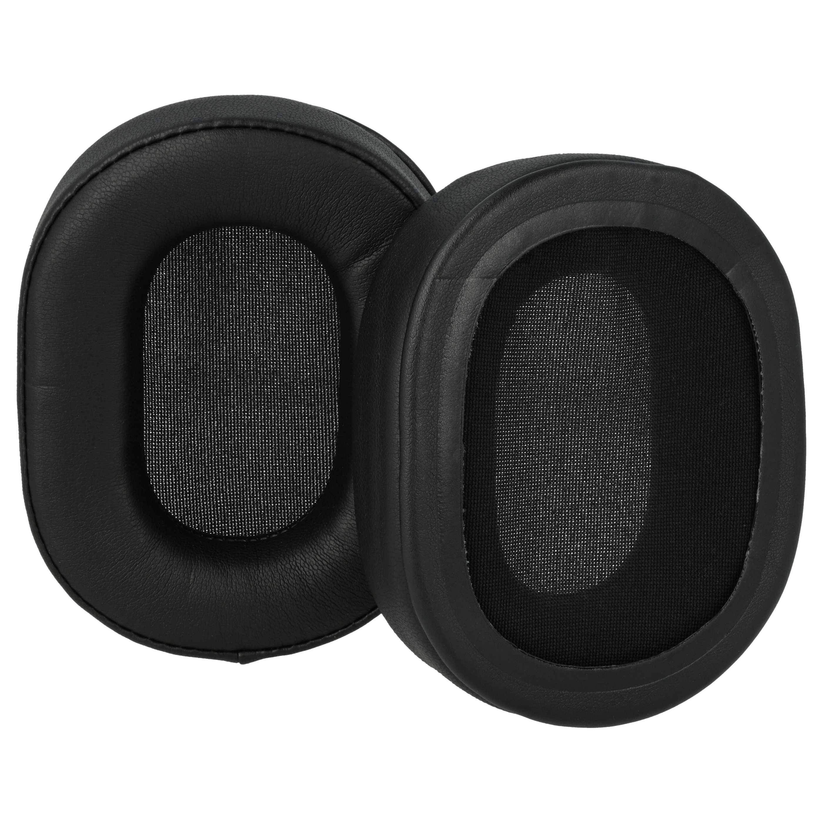 2x Ear Pads replaces SOULWIT ATH* - foam / synthetic leather / plastic, 22 mm thick