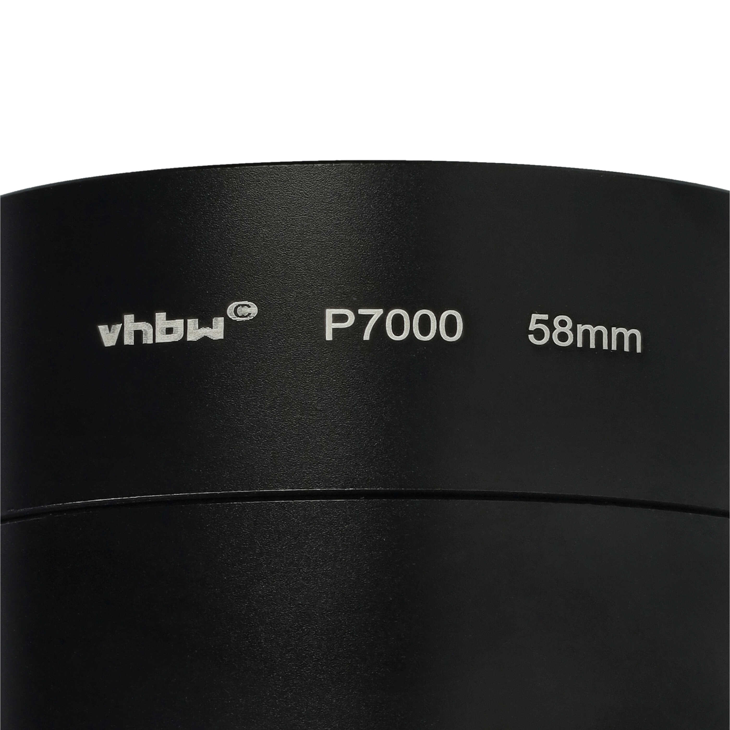58 mm Filter Adapter, Tubular for Nikon Coolpix P7000, P7100 Camera Lens