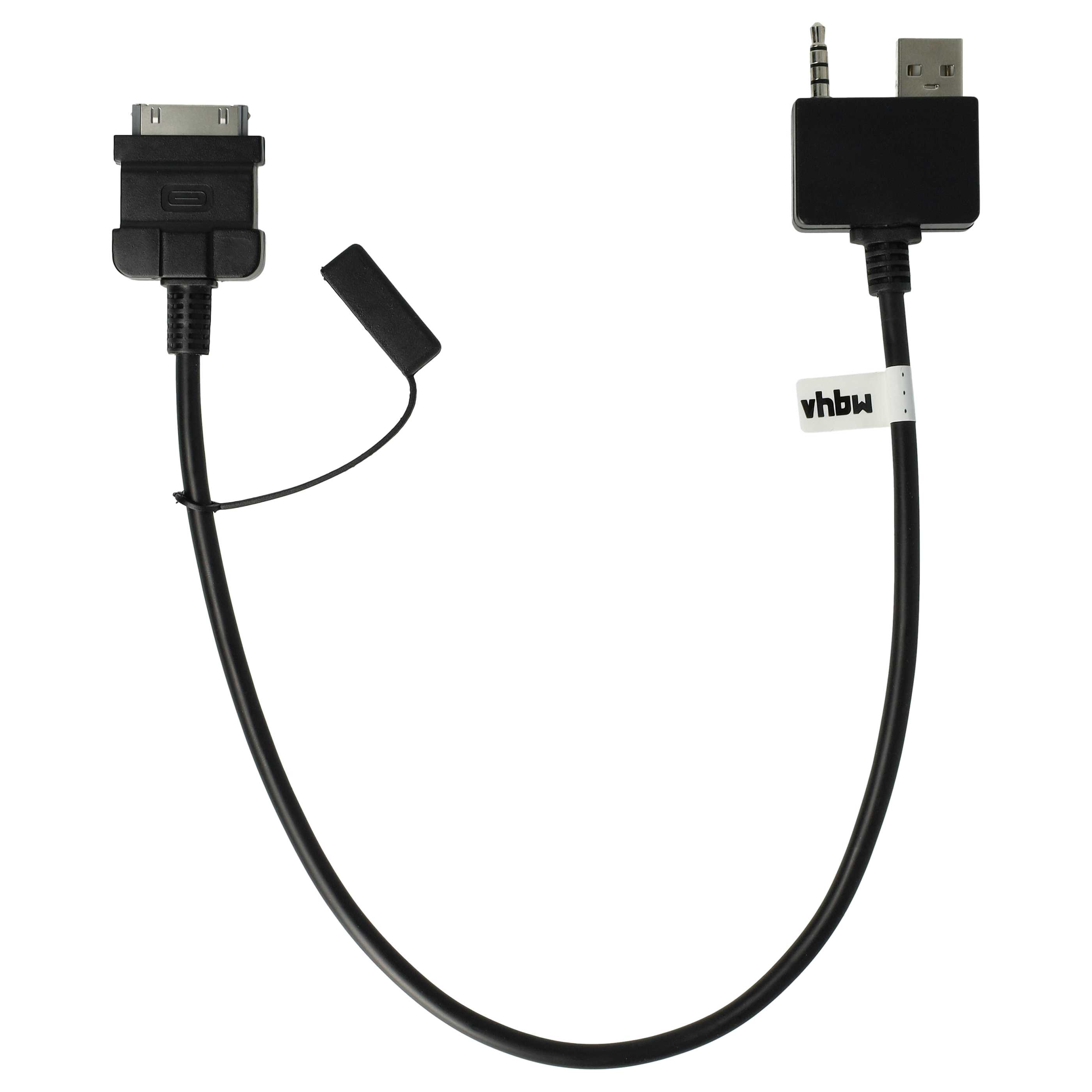 Cable adaptador audio reemplaza 9999Z-01160, 96125-1H500 para Hyundai, Kia, Apple radio auto, etc. - USB