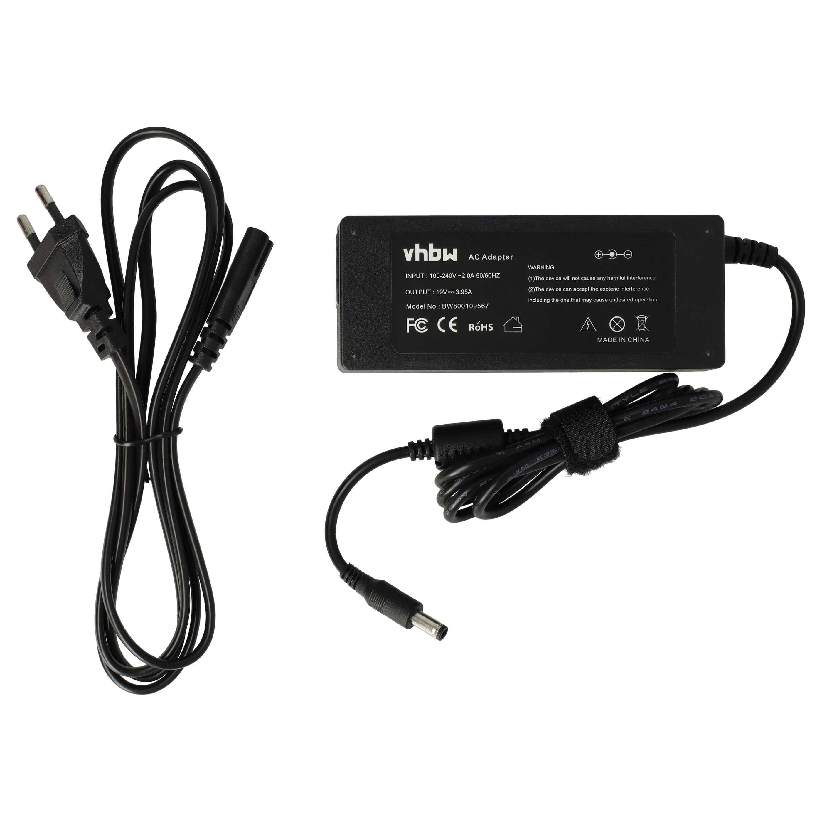 Mains Power Adapter replaces Acer PA-1900-05QA, AP.A1003.003 forNotebook, 75 W