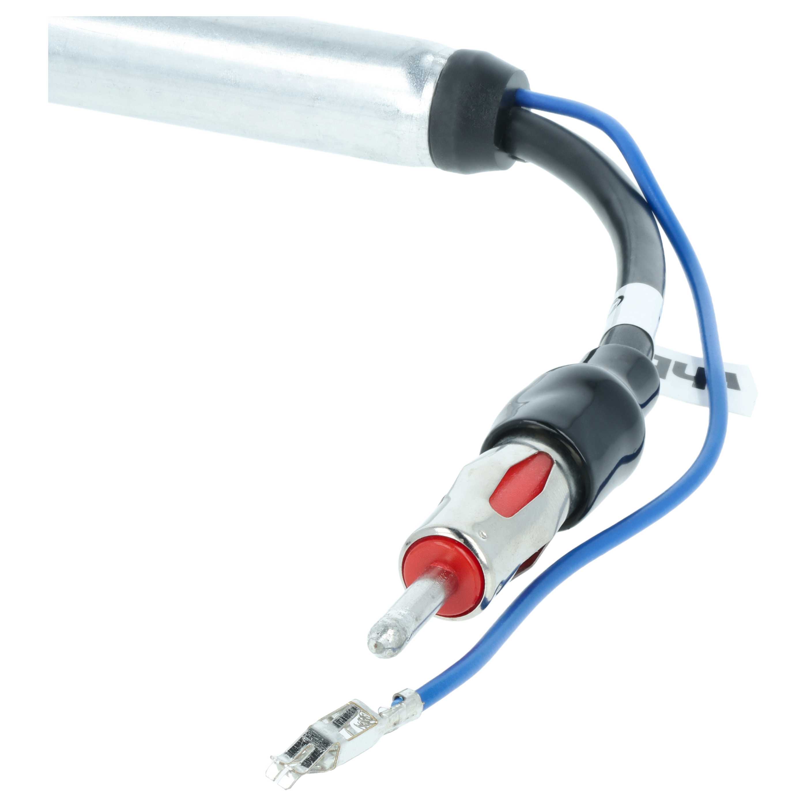 Antenna Amplifier DIN (m) to DIN (f) for Audi, Seat, VW Vehicles - for Phantom Power Supply, 35 cm