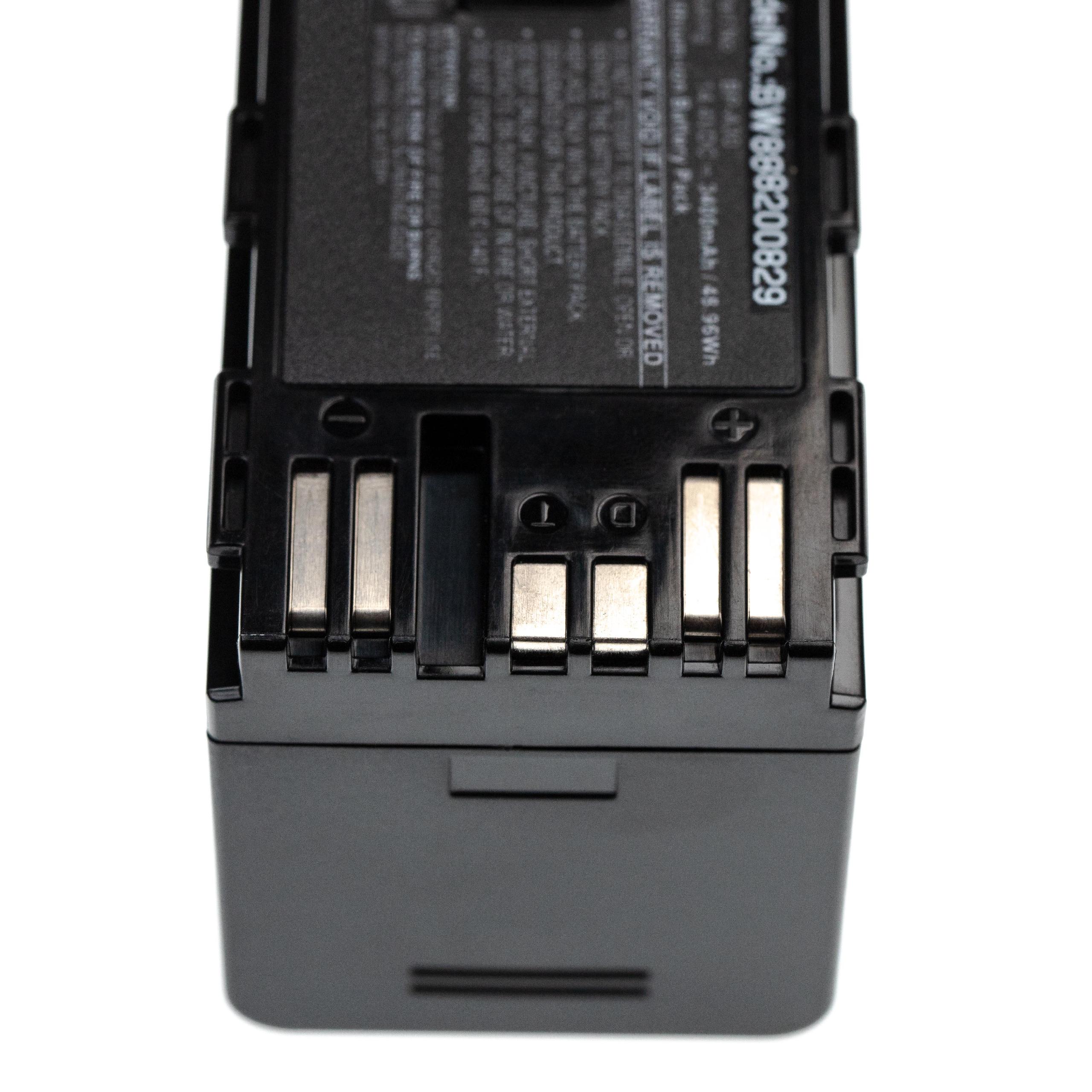 Batterie remplace Canon BP-A30 pour caméscope - 3400mAh 14,4V Li-ion avec puce