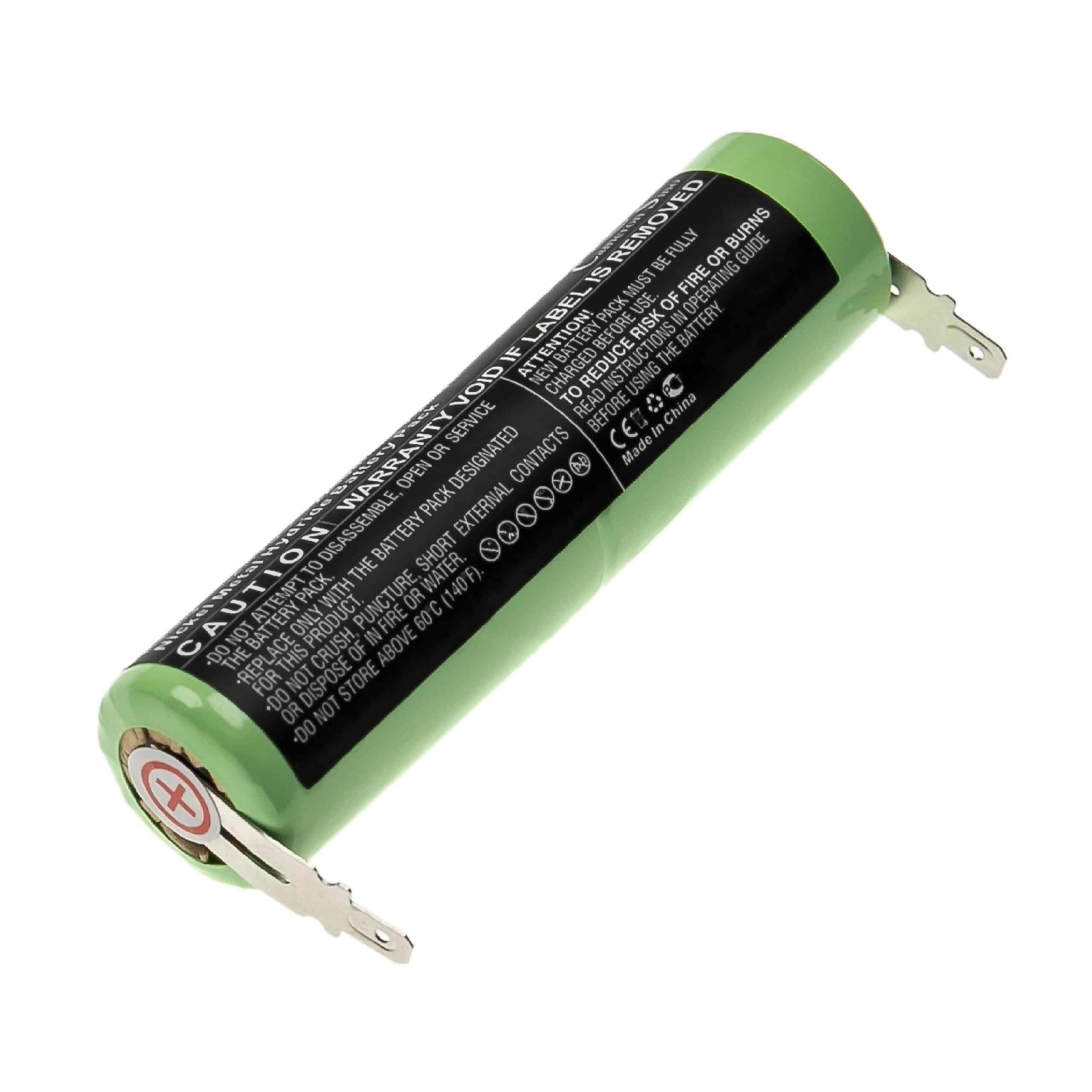 Batterie remplace Kenwood SY9541, BF11956 pour râpe a fromage - 2200mAh 2,4V NiMH