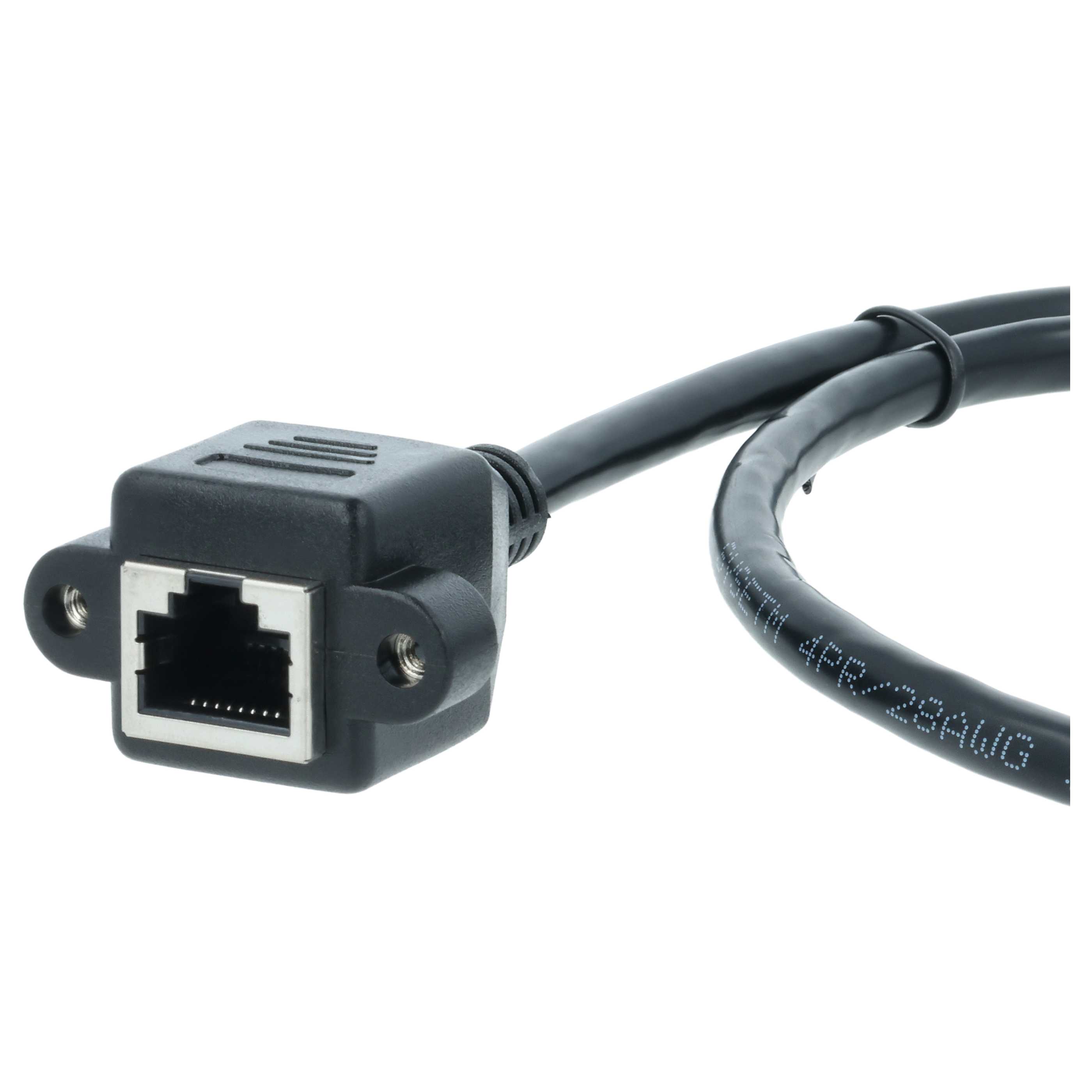 Cable de extensión Cat6, RJ45 (m) a RJ45 (h) - Cable Ethernet LAN con conector RJ45 incorporado, 0,5 m