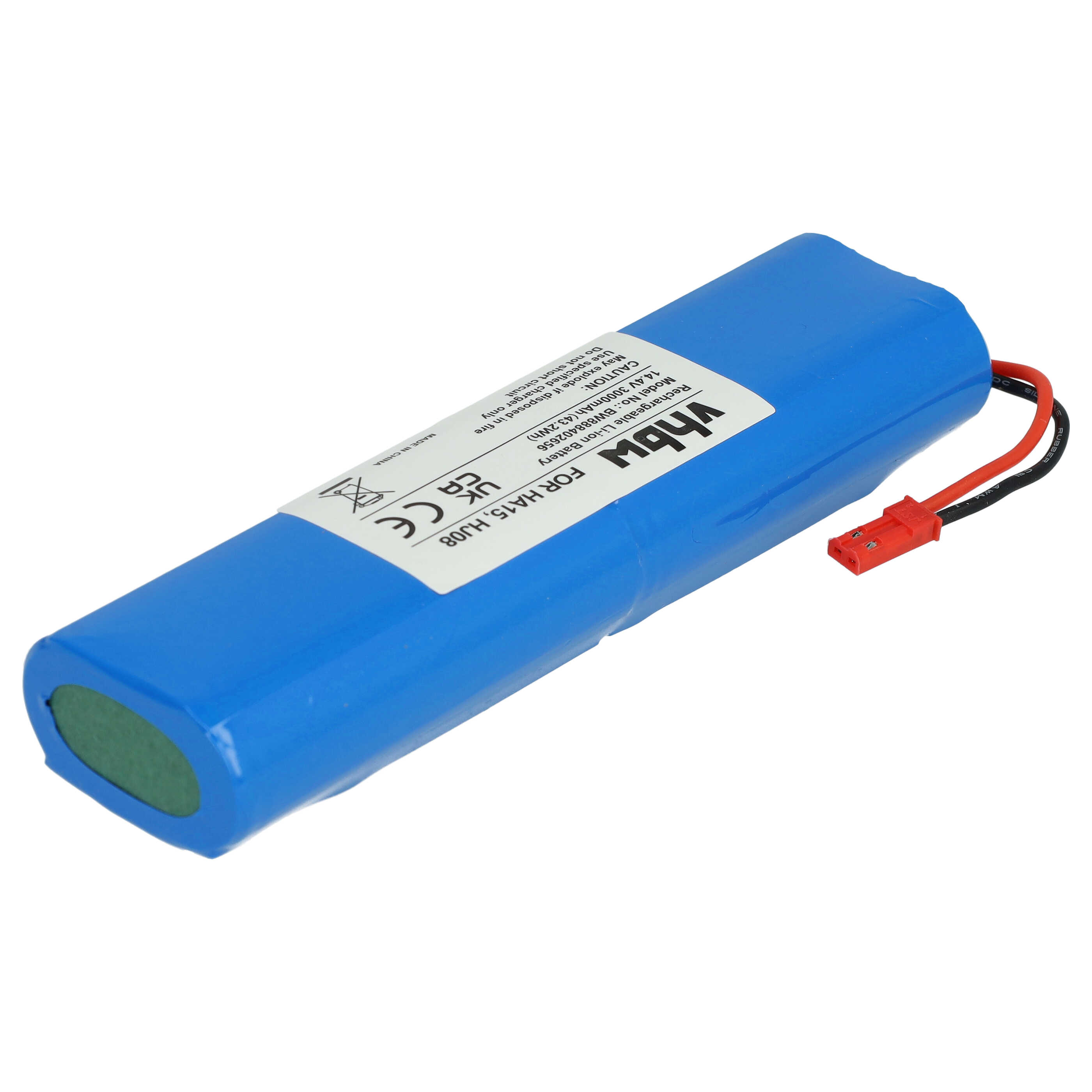 Batterie remplace iLife Ay-18650B4, 18650B4-4S1P-AGX-2 pour robot aspirateur - 3000mAh 14,4V Li-ion