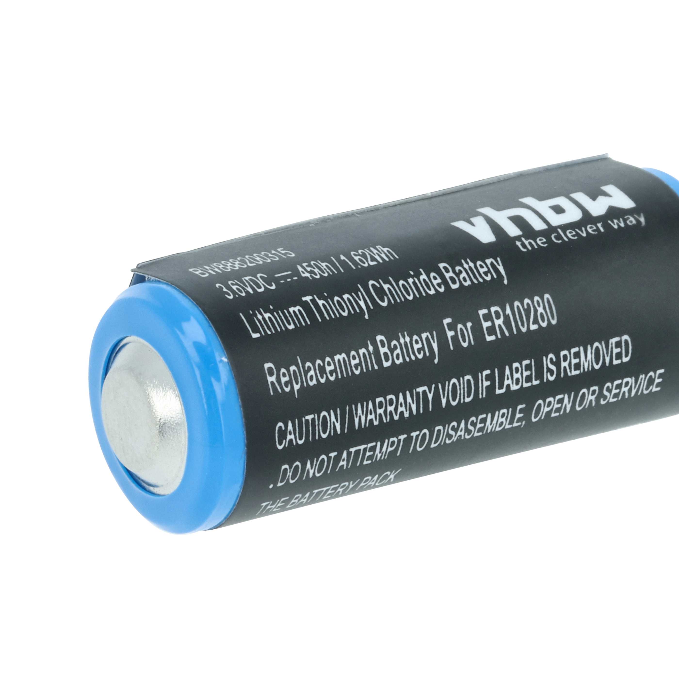 Bateria ER10280 - 450 mAh 3,6 V Li-SOCl2