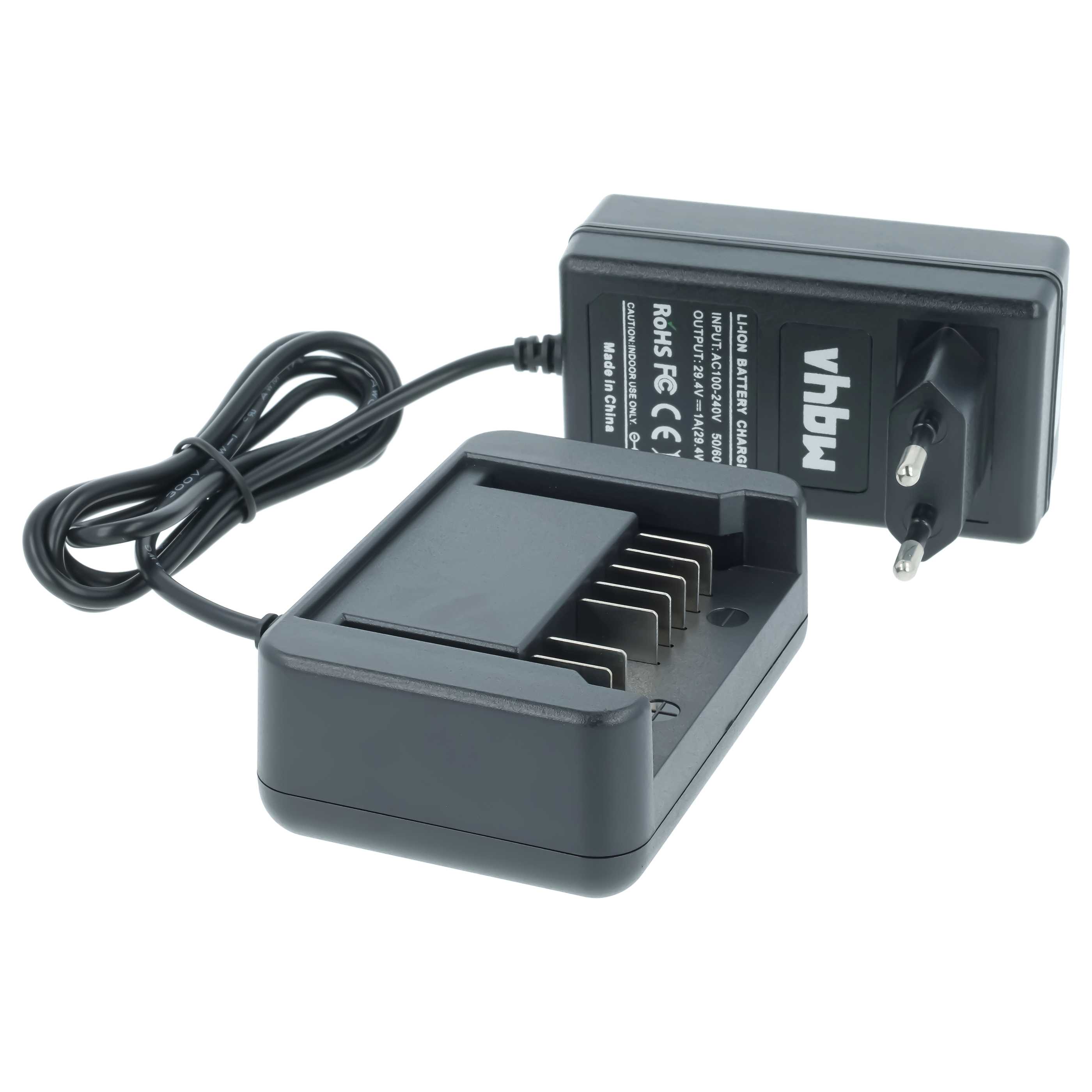 Charger suitable for Hitachi DH 25DAL, DH 25DL Power Tool Batteries - Li-Ion, 1.0A