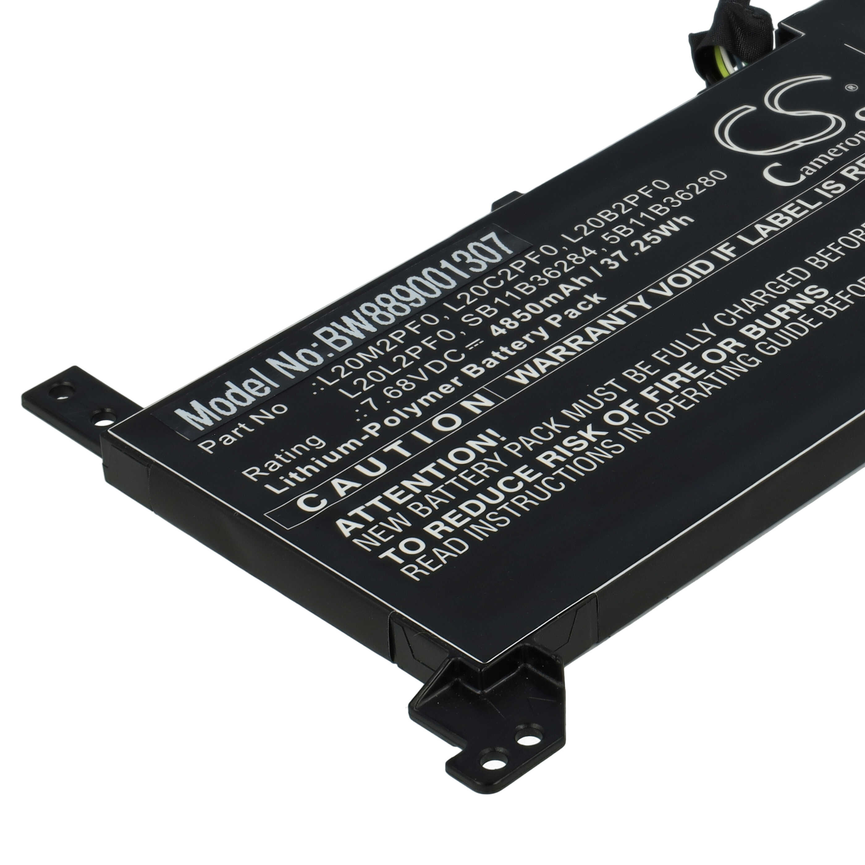 Akumulator do laptopa zamiennik Lenovo 5B11B36273, 5B11B36278, 5B11B36280, 5B11B36285 - 4850 mAh 7,68 V LiPo