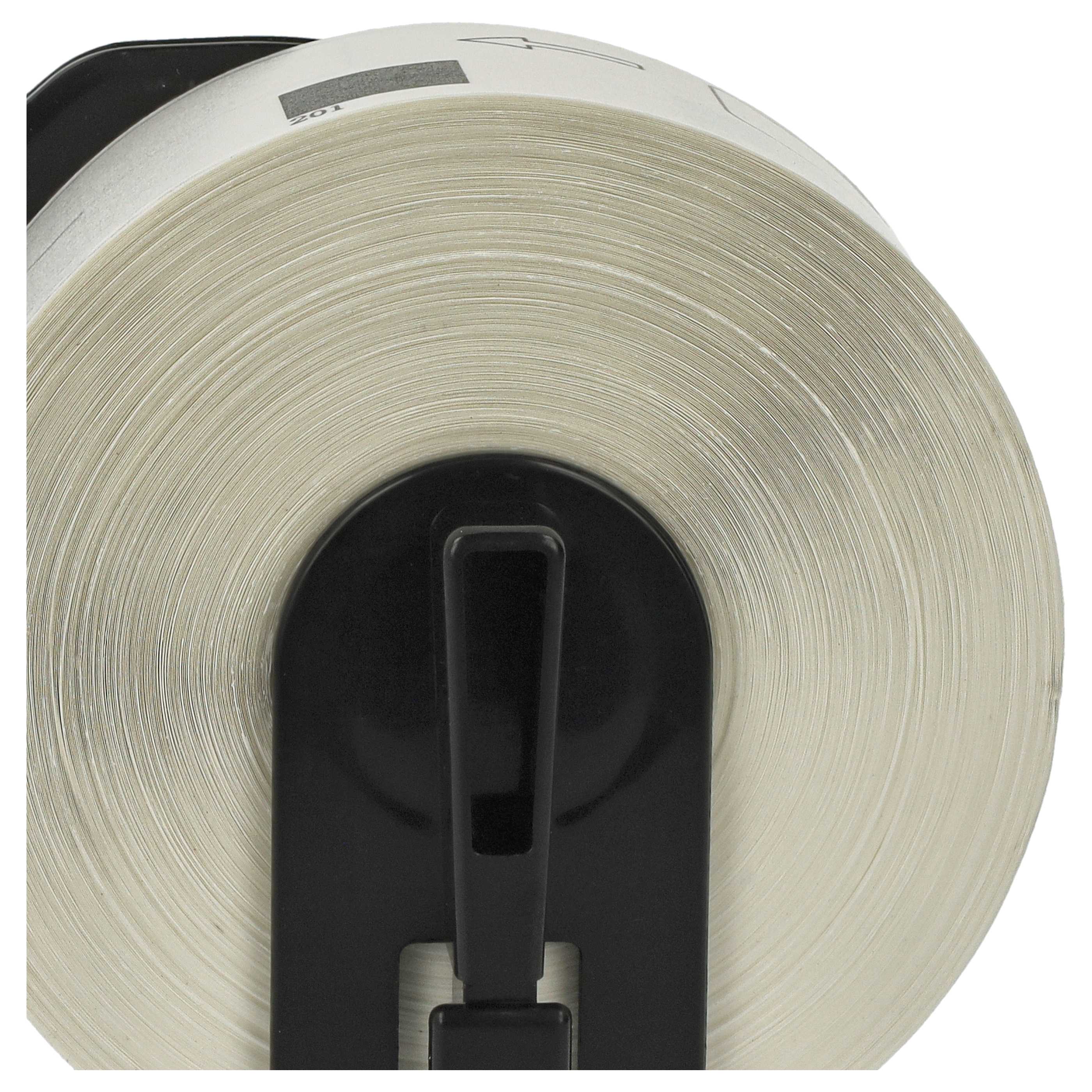 5x Label Roll replaces Brother DK-11201 Labeller - Premium 29 mm x 90 mm + Holder