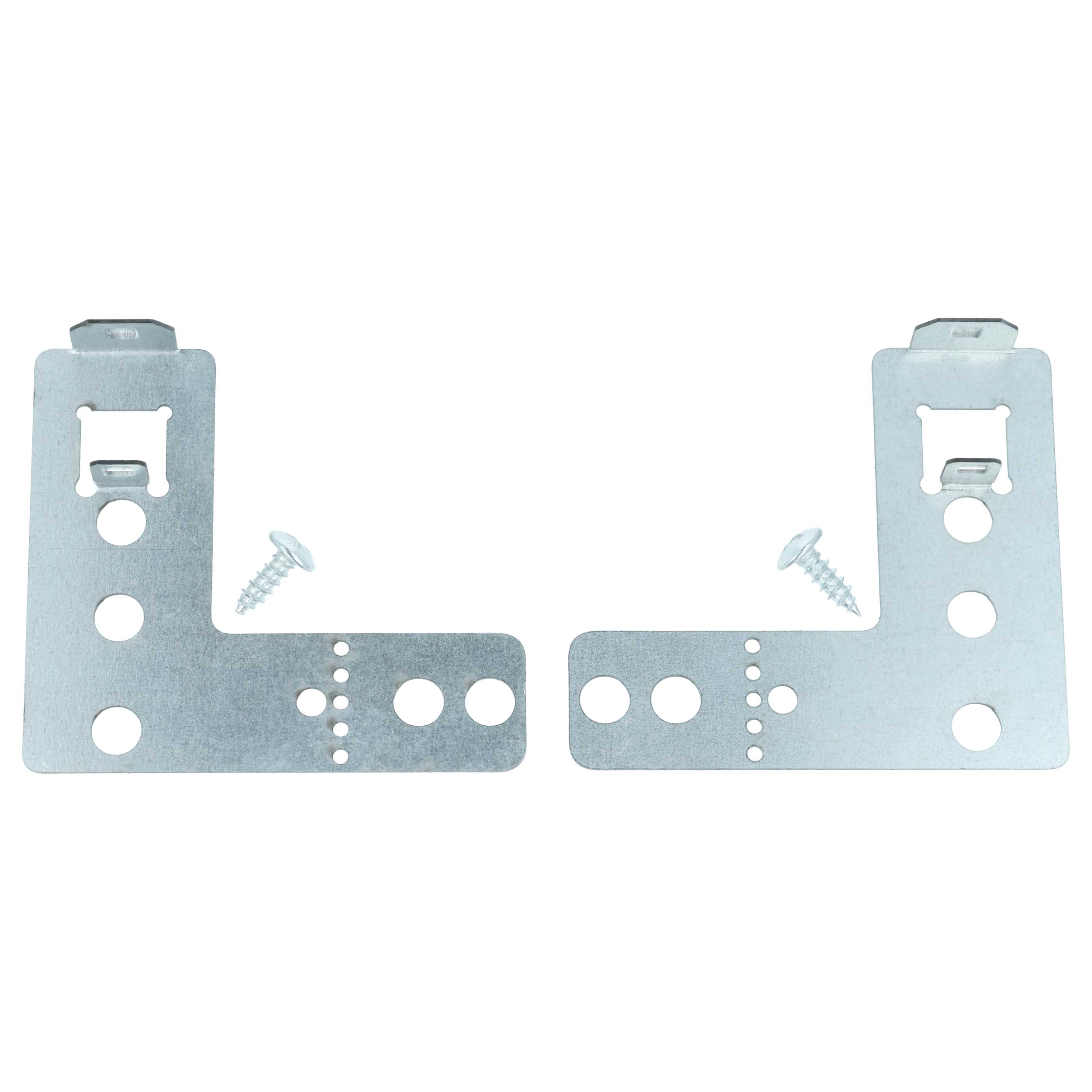 2tlg. Befestigungswinkel Set für Bosch Siemens Spülmaschine ersetzt 00170664 - Befestigungssatz links rechts
