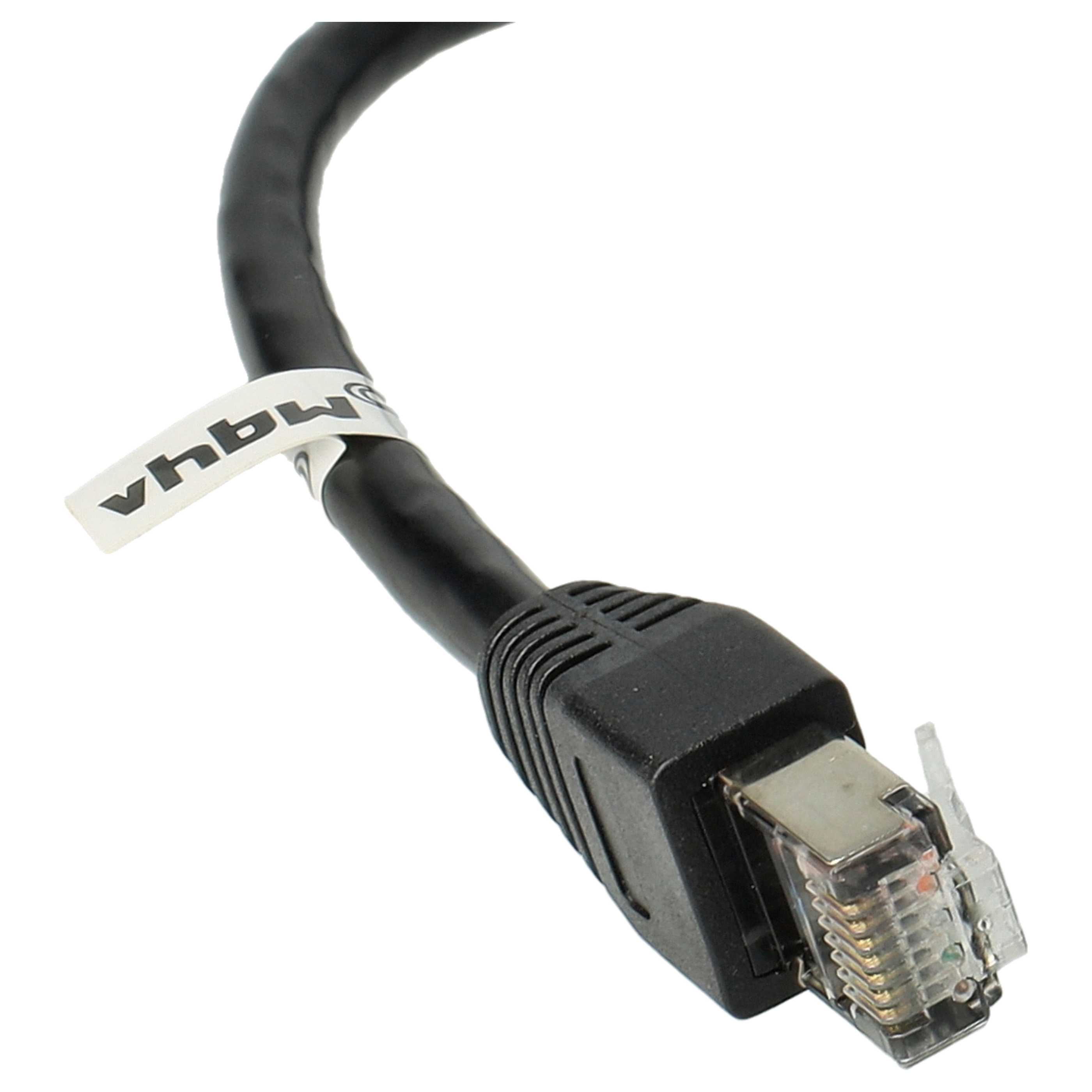 Cat6 Verlängerungskabel RJ45 Stecker auf RJ45 Buchse - Ethernet LAN Kabel mit RJ45 Einbaubuchse, 0,3 m