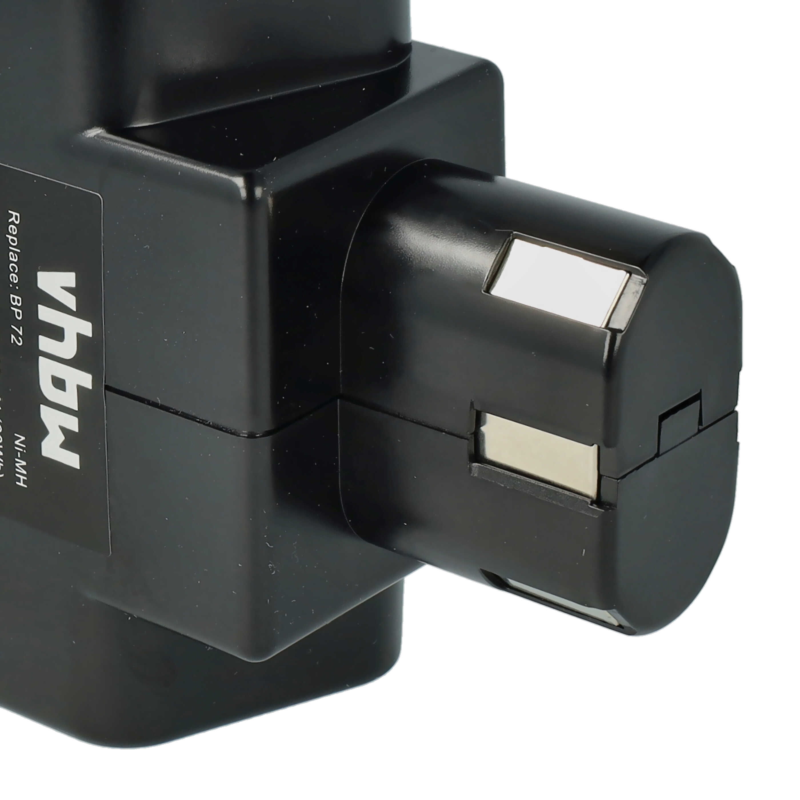 2x Battery replaces Hilti BP72, BP60, 331530, BP40 Electric Power Tool - 2500 mAh, 24 V, NiMH