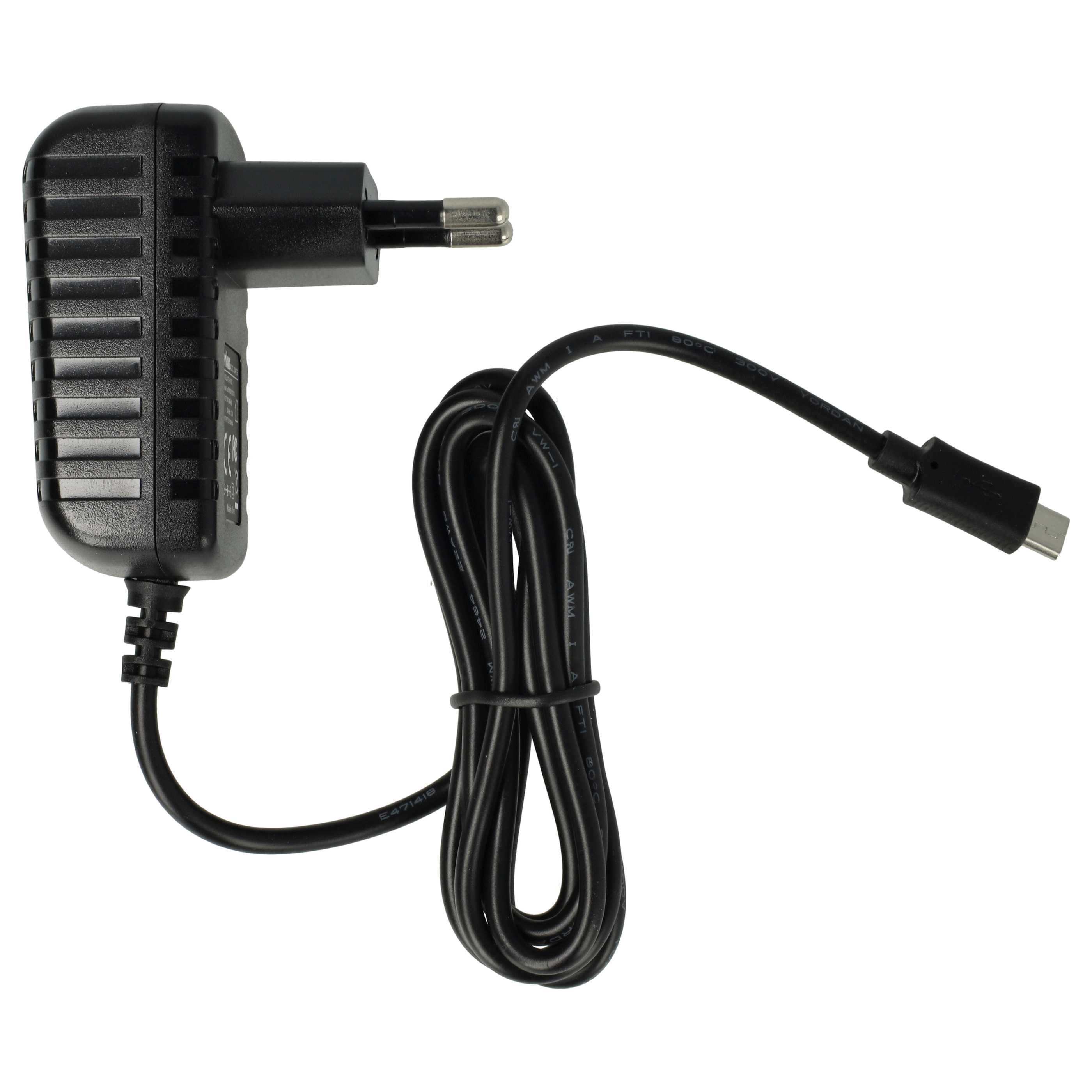 Micro USB Charger replaces Philips CP1759/01, CP1484/01 for Philips Electric Devices etc. - 1.0 A / 5 V