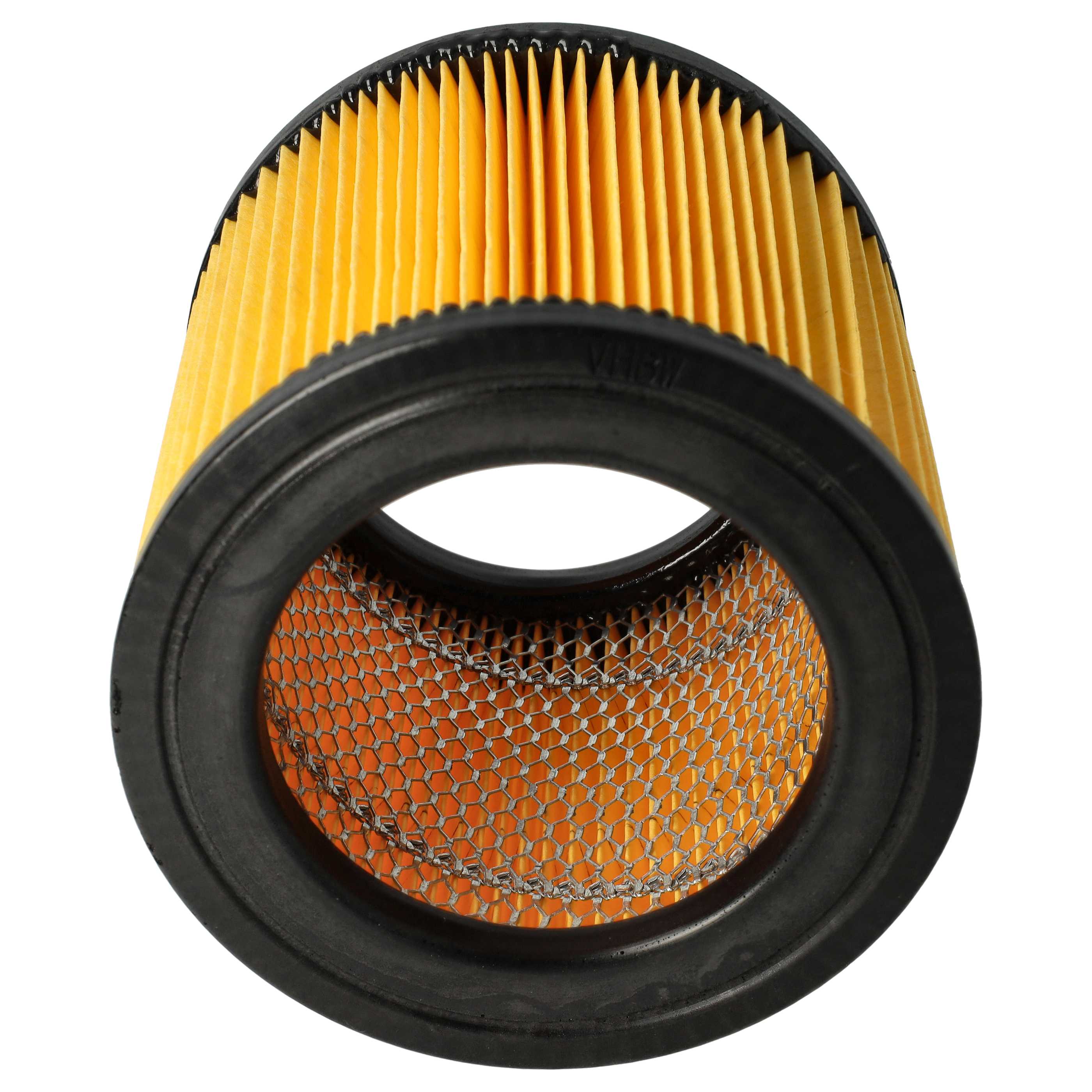 4x Filtercartridge filter replaces Topcraft K704F, K707F, R 693 for Topcraft Vacuum Cleaner, orange