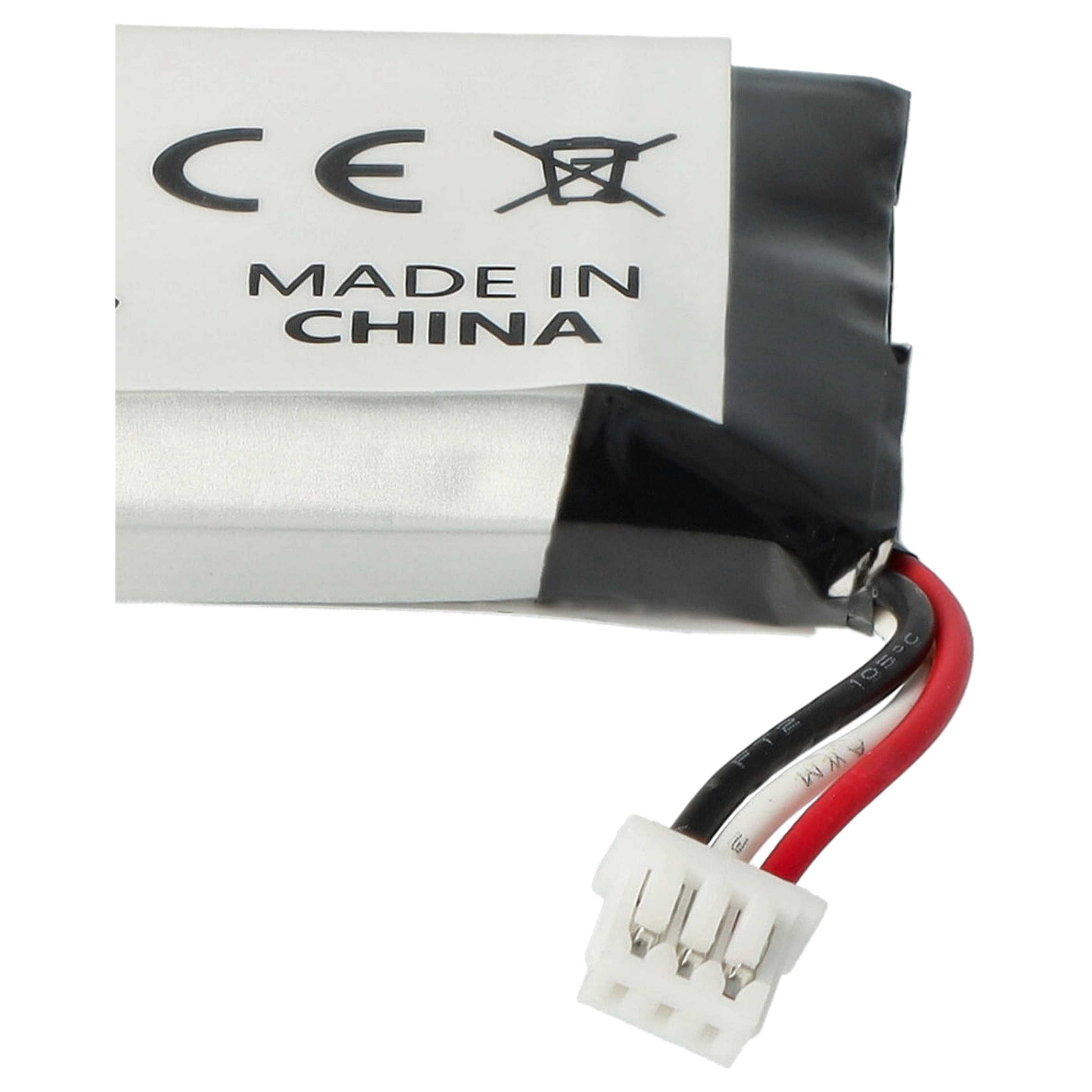 2x Akumulator do słuchawek bezprzewodowych zamiennik Plantronics 203055-01, 203035-01 - 650 mAh 3,7 V LiPo