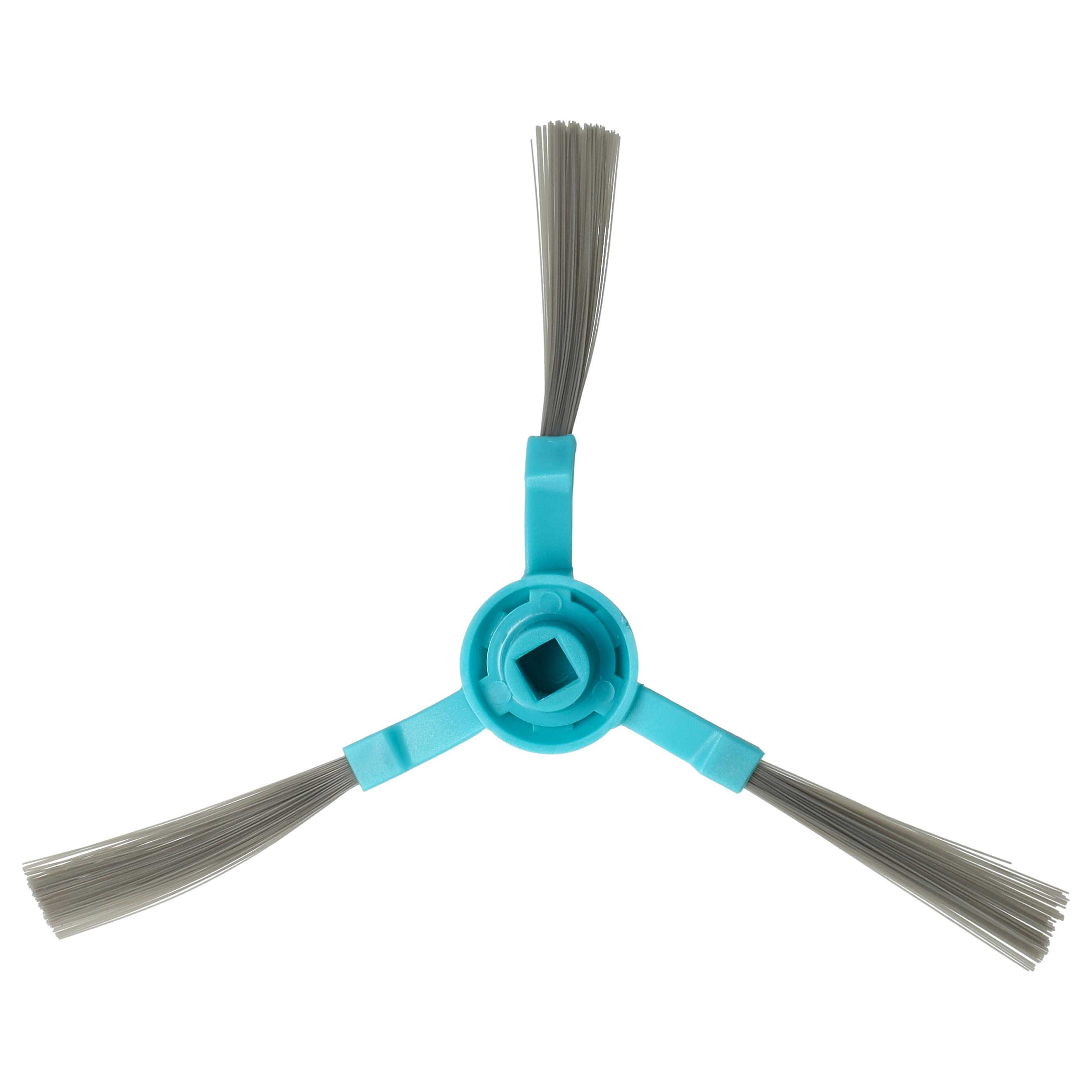 2x Side Brush suitable for Proscenic M6 Pro Robot Vacuum Cleaner - 3-armed, black, light blue