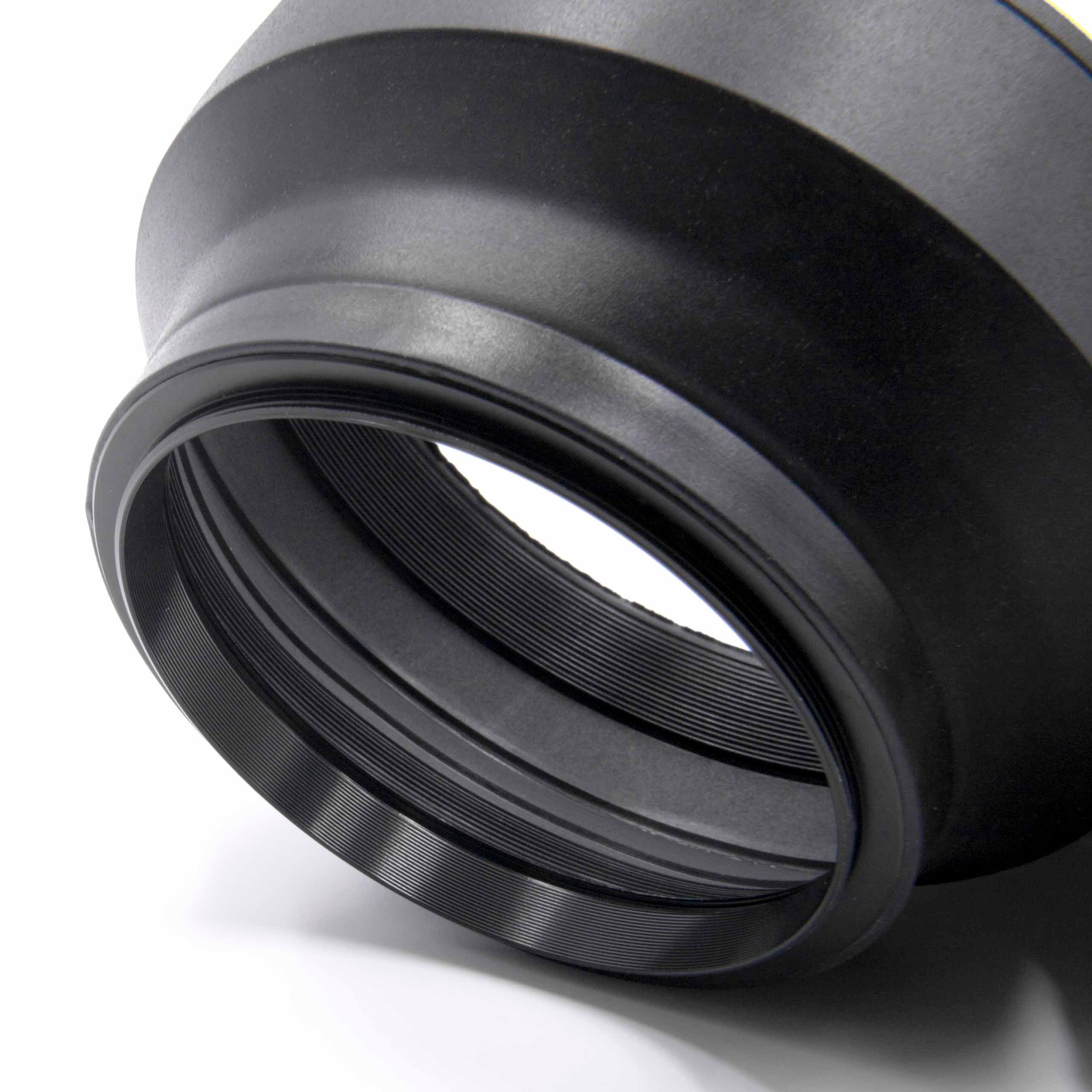 Lens Hood suitable for Fujifilm, JVC, Leica, Pentax, Panasonic, Kodak, Nikon, Minolta, Sigma, Tamron, Panaso