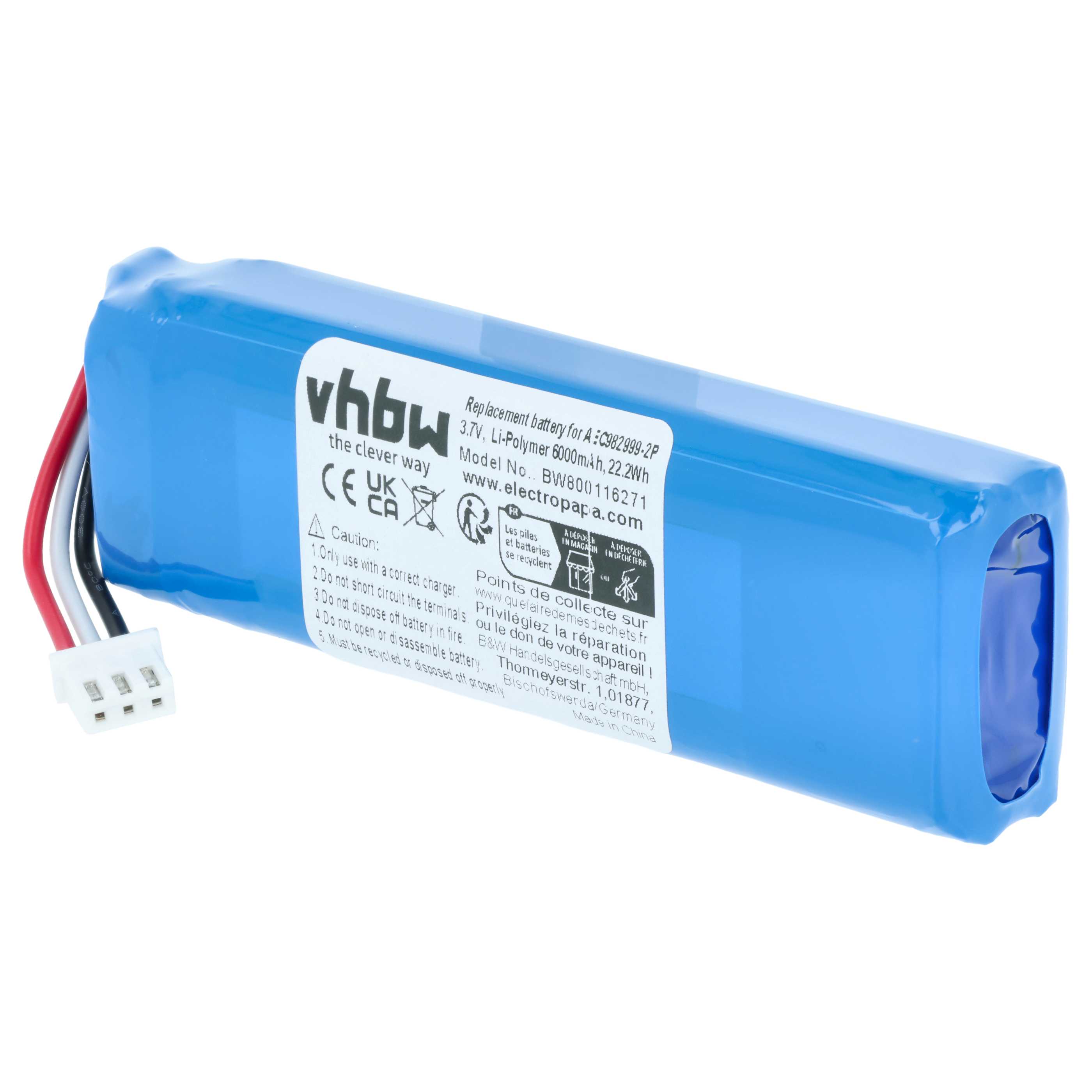 Akumulator do głośnika zamiennik JBL AEC982999-2P - LiPo 6000mAh