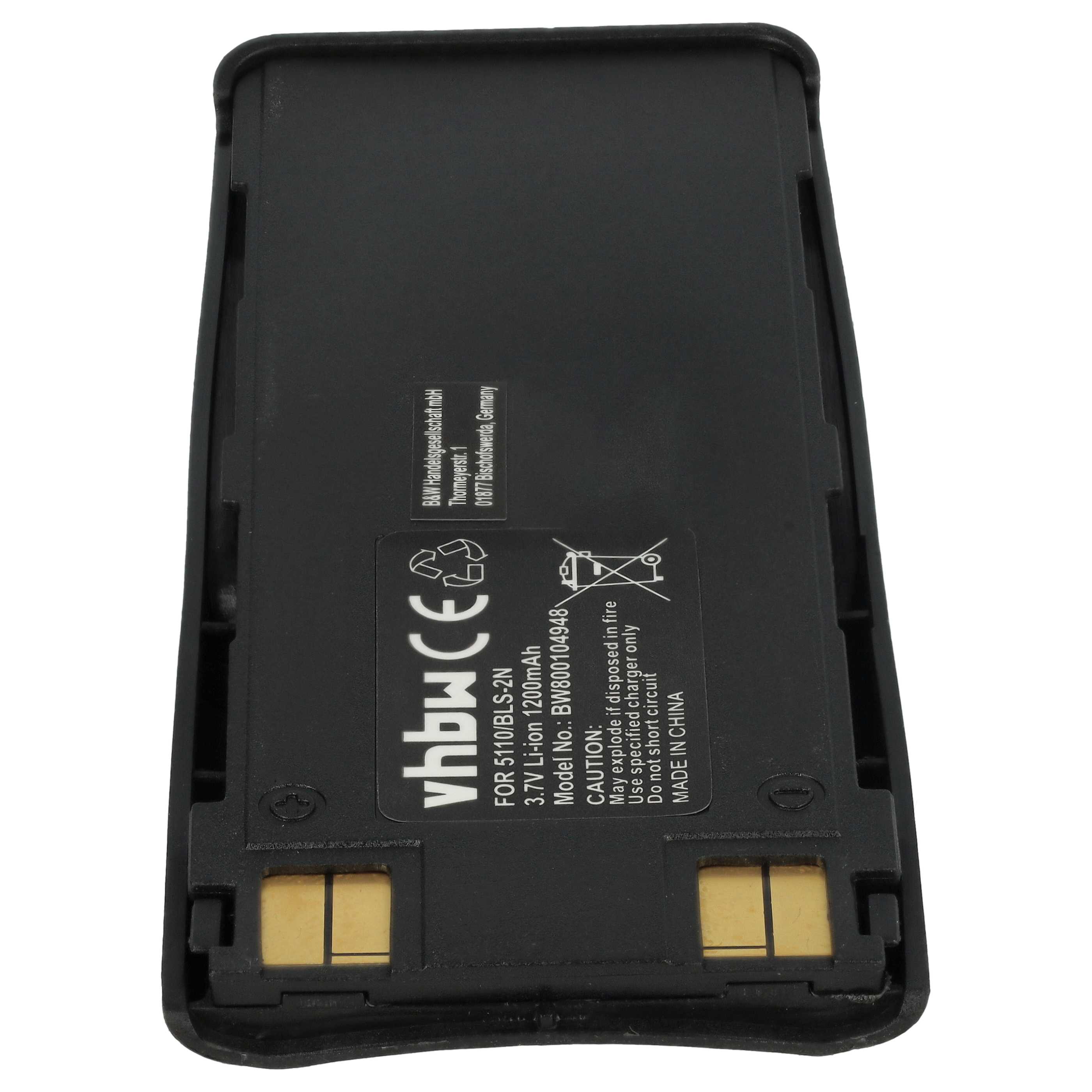 Akumulator do telefonu smartfona zamiennik Nokia BLS-4, BMS-2S, BLS-2, BLS-2N, BPS-2 - 1150 mAh 3,7 V Li-Ion