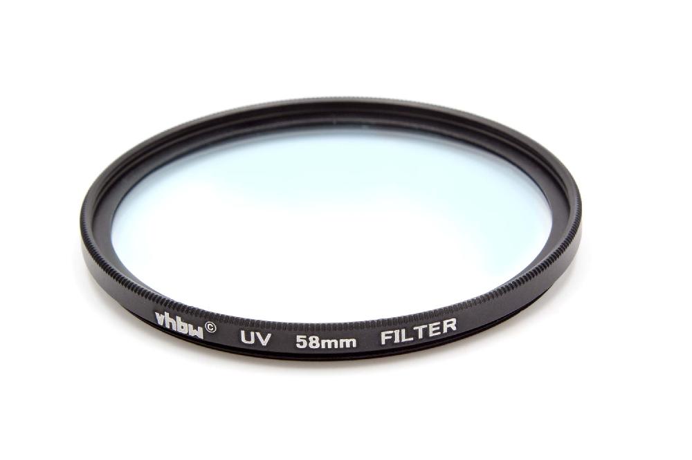 UV Filter passend für Kameras & Objektive mit 58 mm Filtergewinde - Schutzfilter