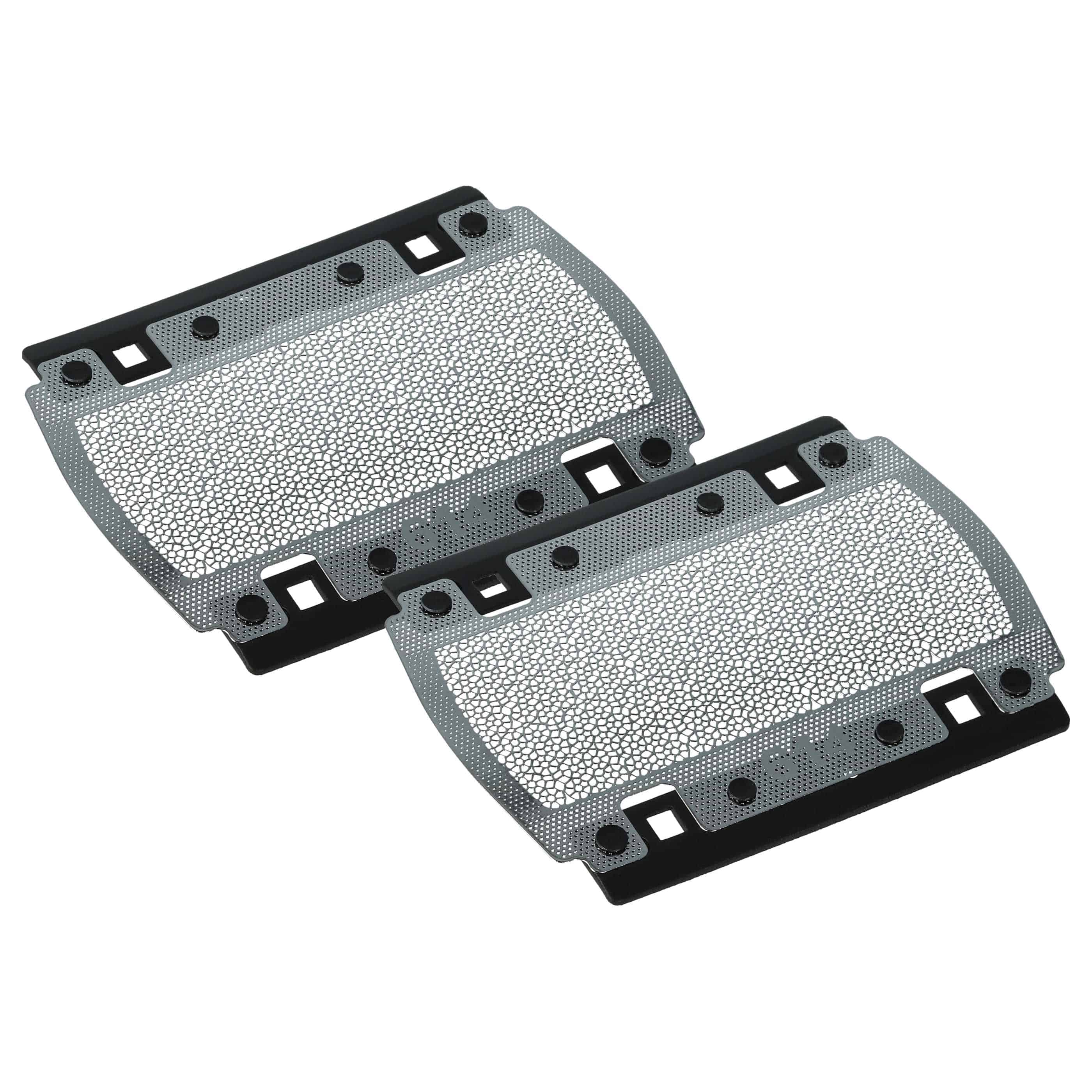2x płytka goląca do golarki Braun zam. Braun 614, 615 - czarny / srebrny