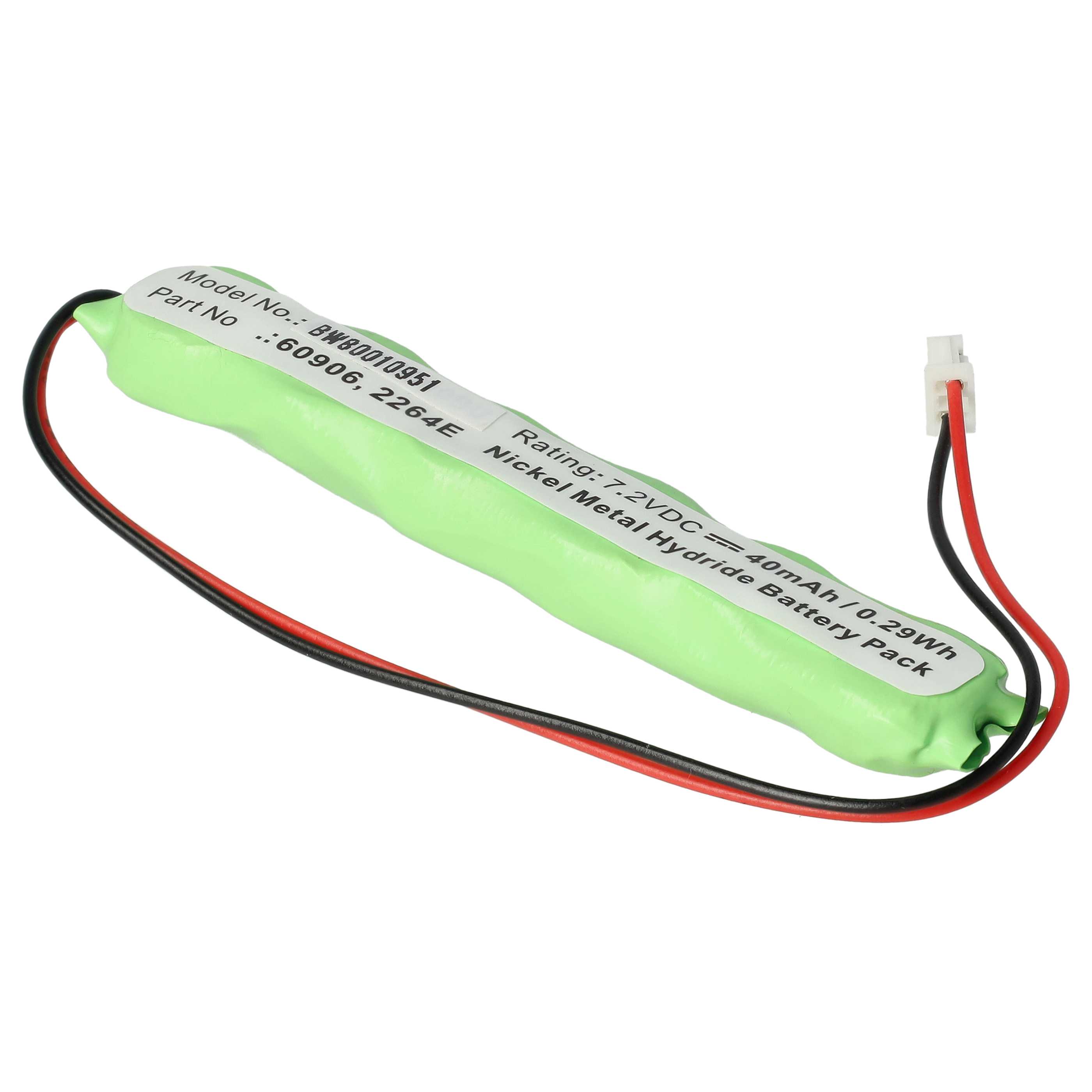 Computer BIOS Battery Replacement for 02664E, 60906, 6/V30H, Hi-Capacity B-4270, 2664E - 20 mAh 7.2 V NiMH