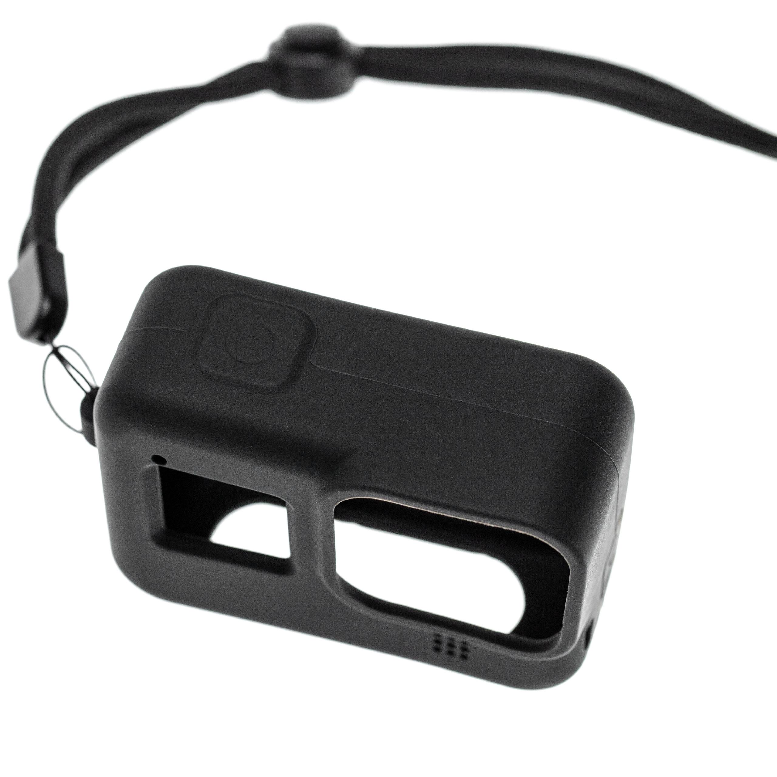 Schutzhülle passend für GoPro Hero 8 Kamera - Silikon, Schwarz