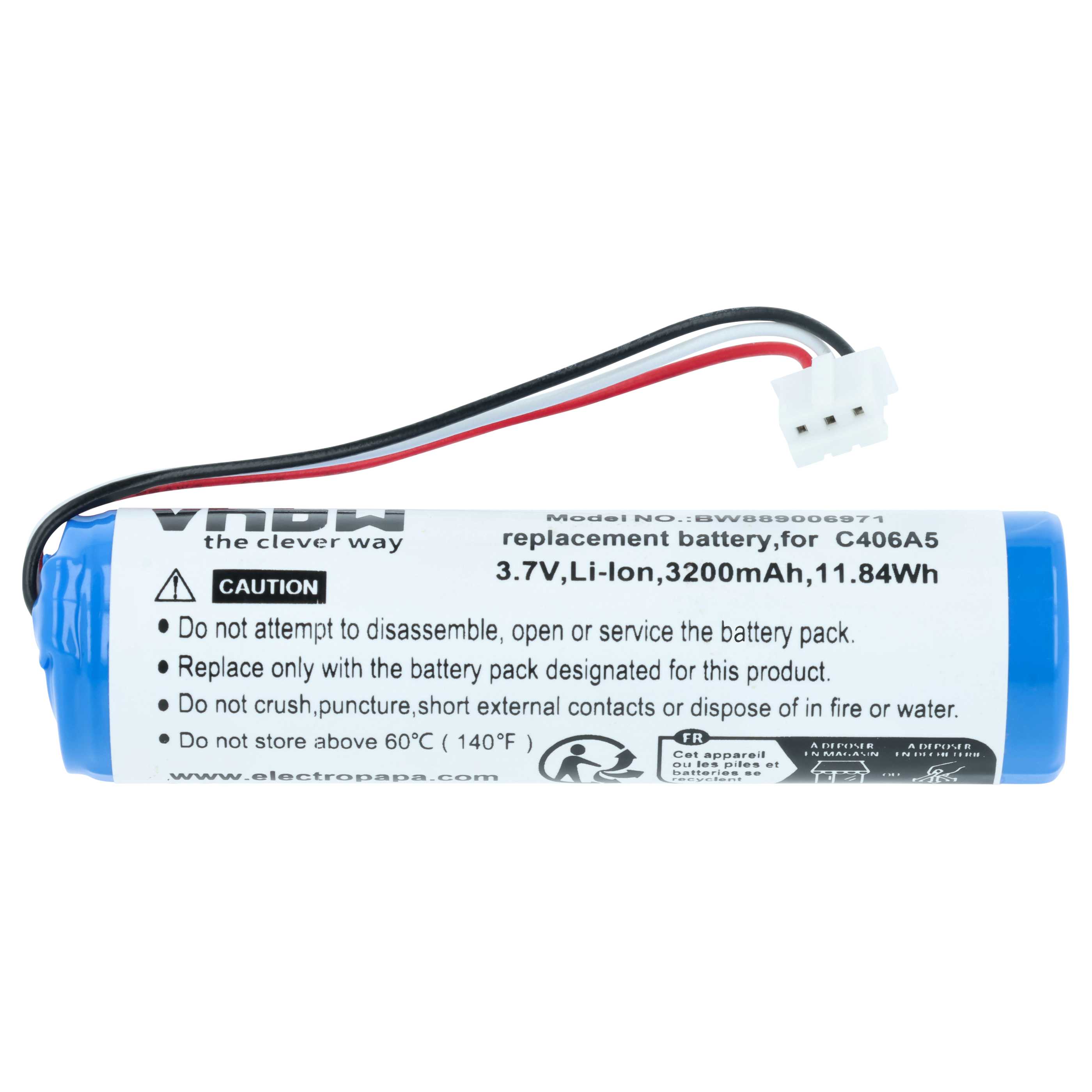 2x Akumulator do głośnika zamiennik Marshall C406A5 - Li-Ion 3200mAh