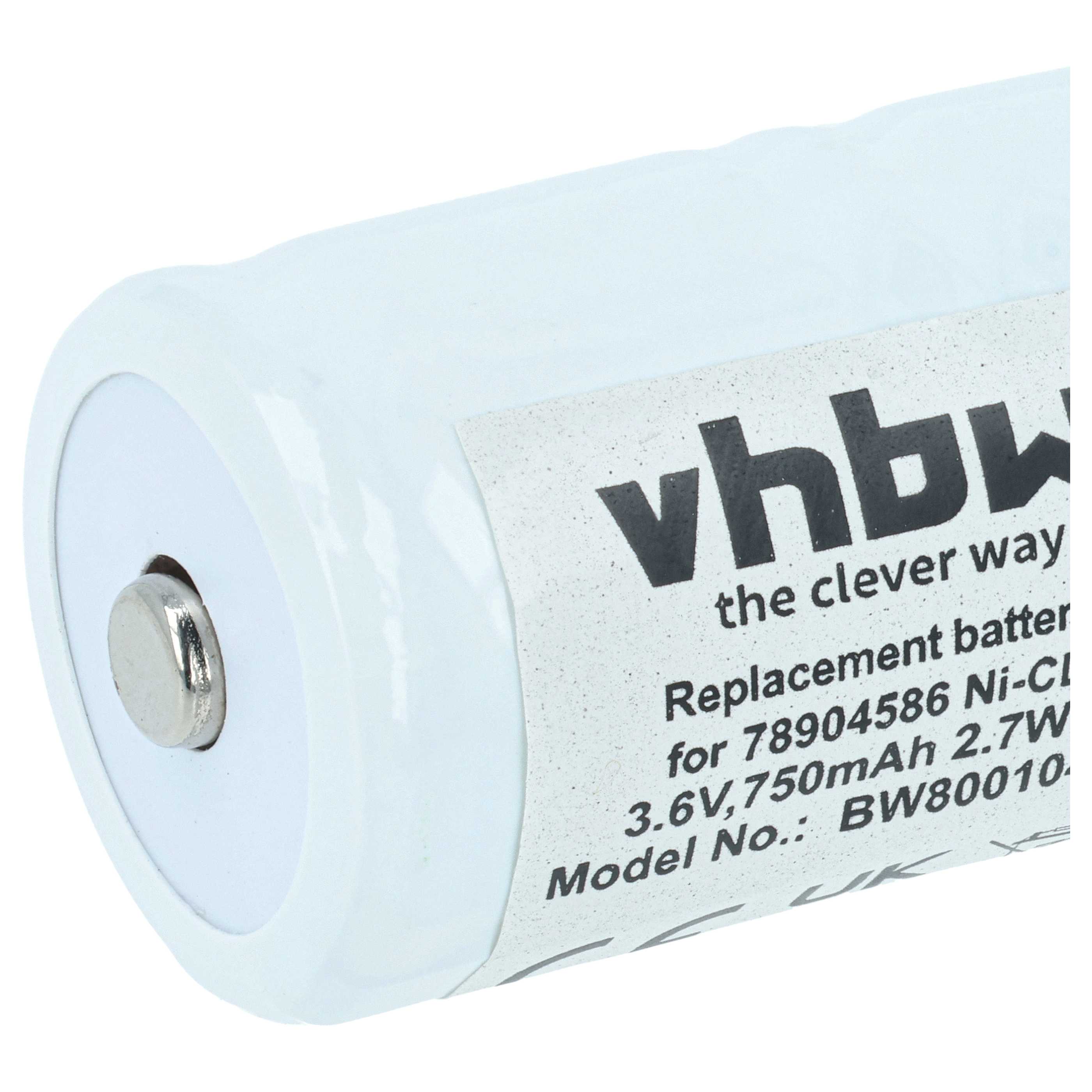 Akku (2 Stück) als Ersatz für 78904586 für Cardinal Medical - 750mAh 3,6V NiCd