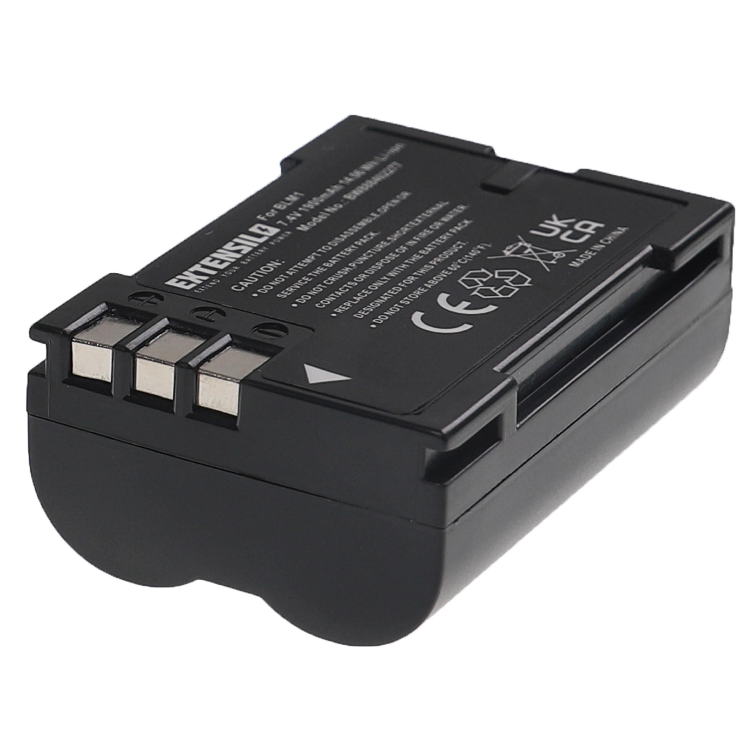 Battery Replacement for Olympus PS-BLM1 - 1900mAh, 7.4V, Li-Ion
