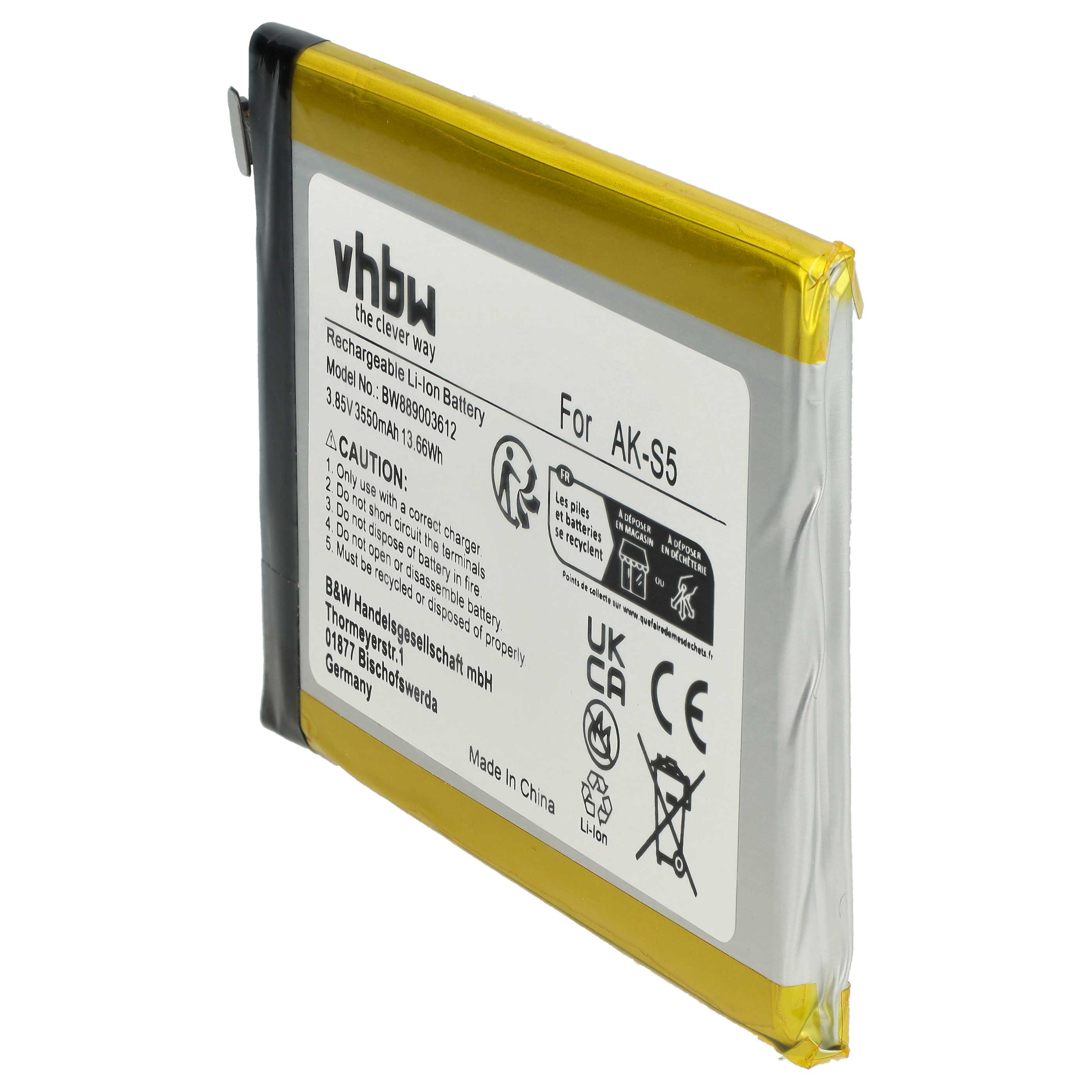 Akumulator do telefonu dla seniora zamiennik Emporia AK-S5, AK-S5-BC - 3550 mAh 3,85 V Li-Ion