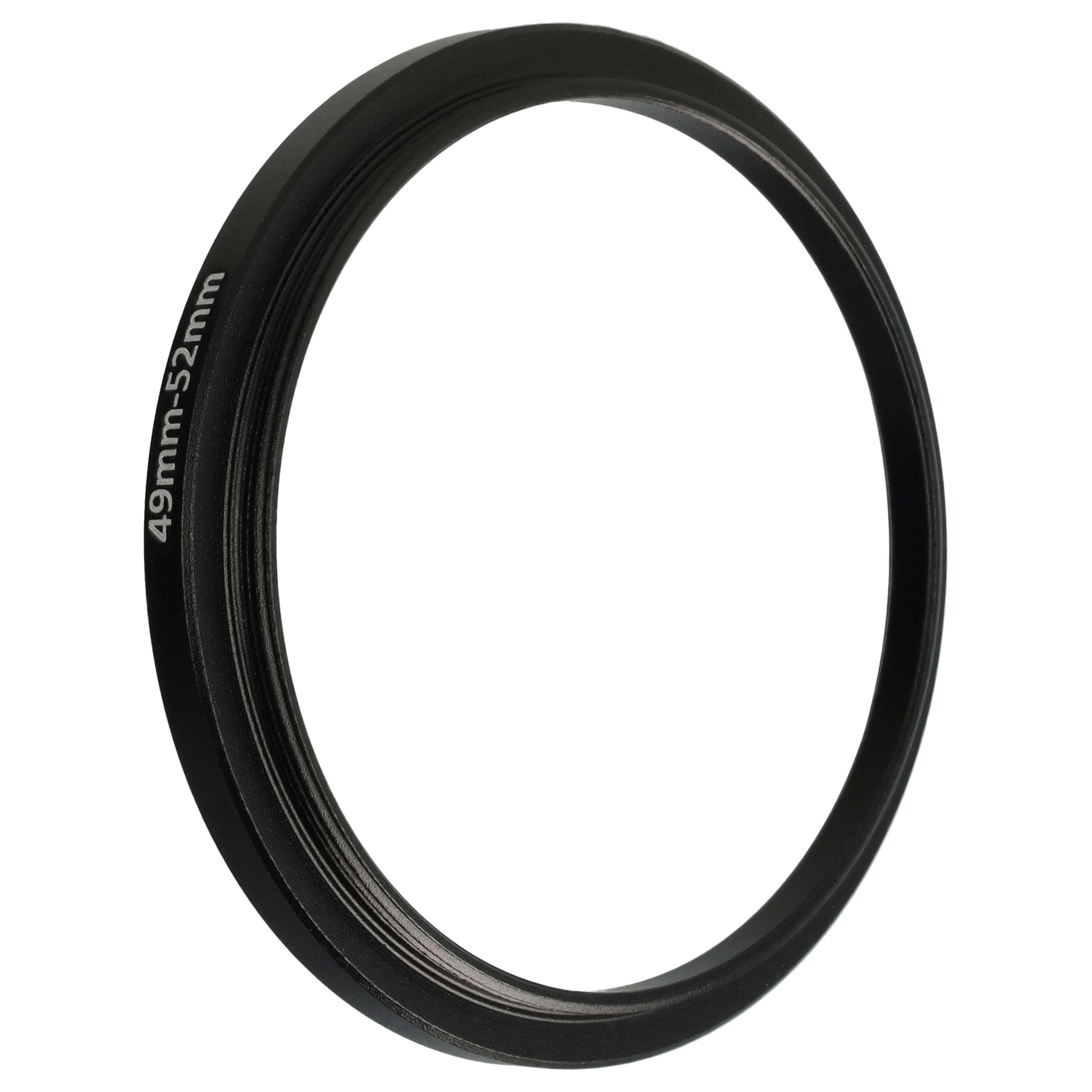 Step-Up-Ring Adapter 49 mm auf 52 mm passend für diverse Kamera-Objektive - Filteradapter