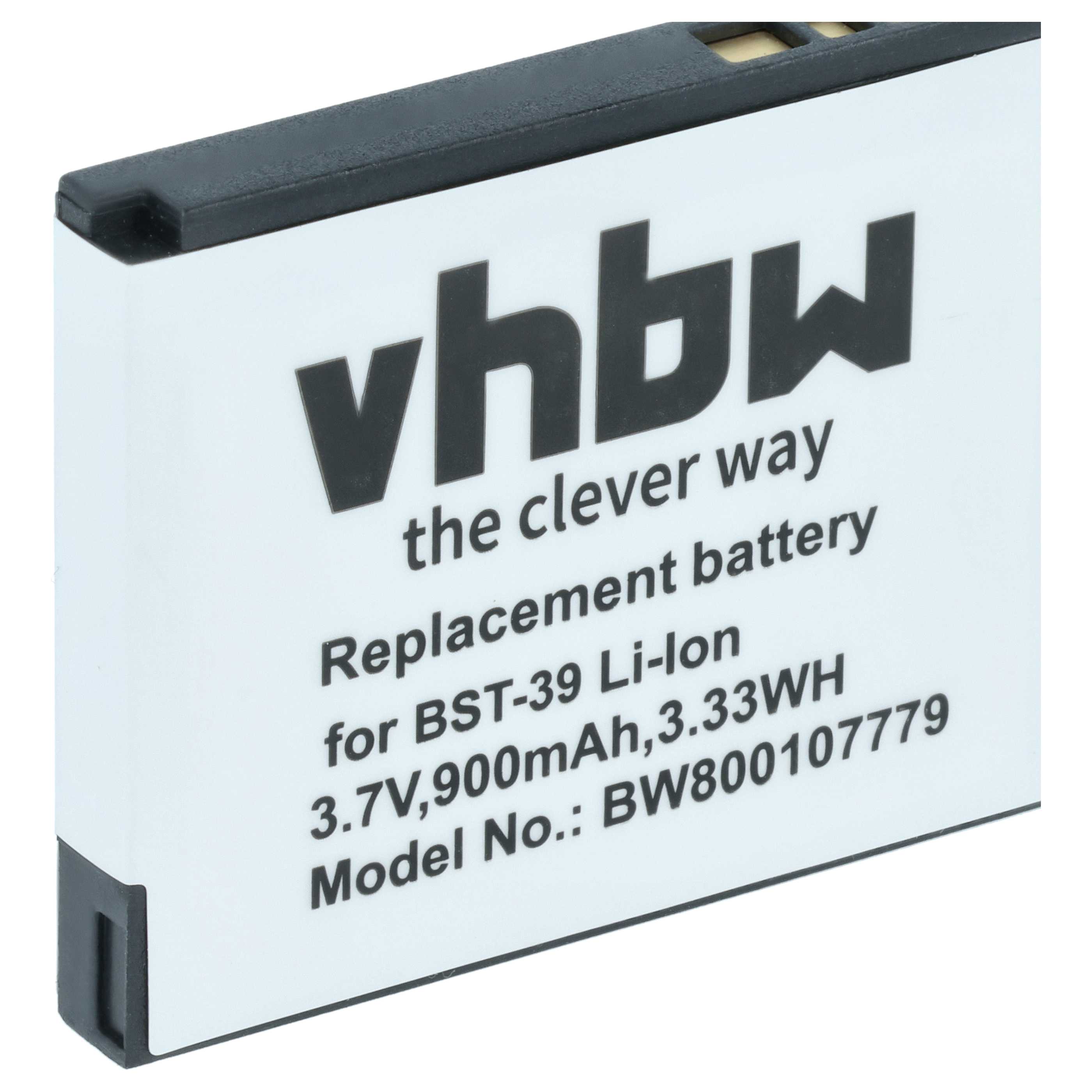 Akumulator do telefonu smartfona zamiennik Sony-Ericsson BST-39 - 900 mAh 3,7 V Li-Ion