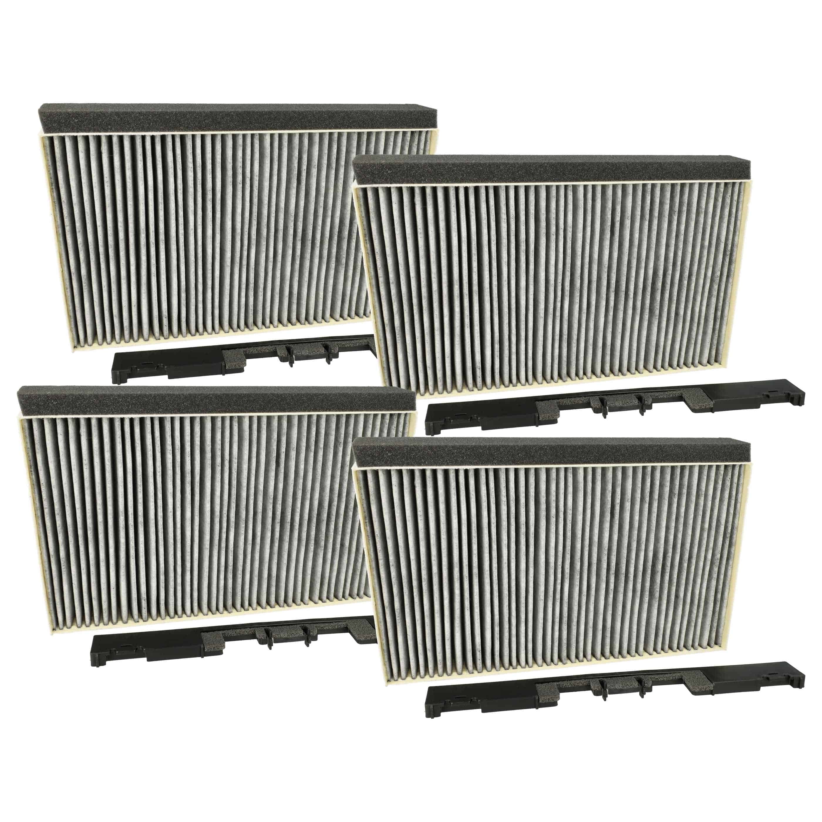 4x Filtres à charbon actif remplace Bosch 744073 pour hotte Bosch