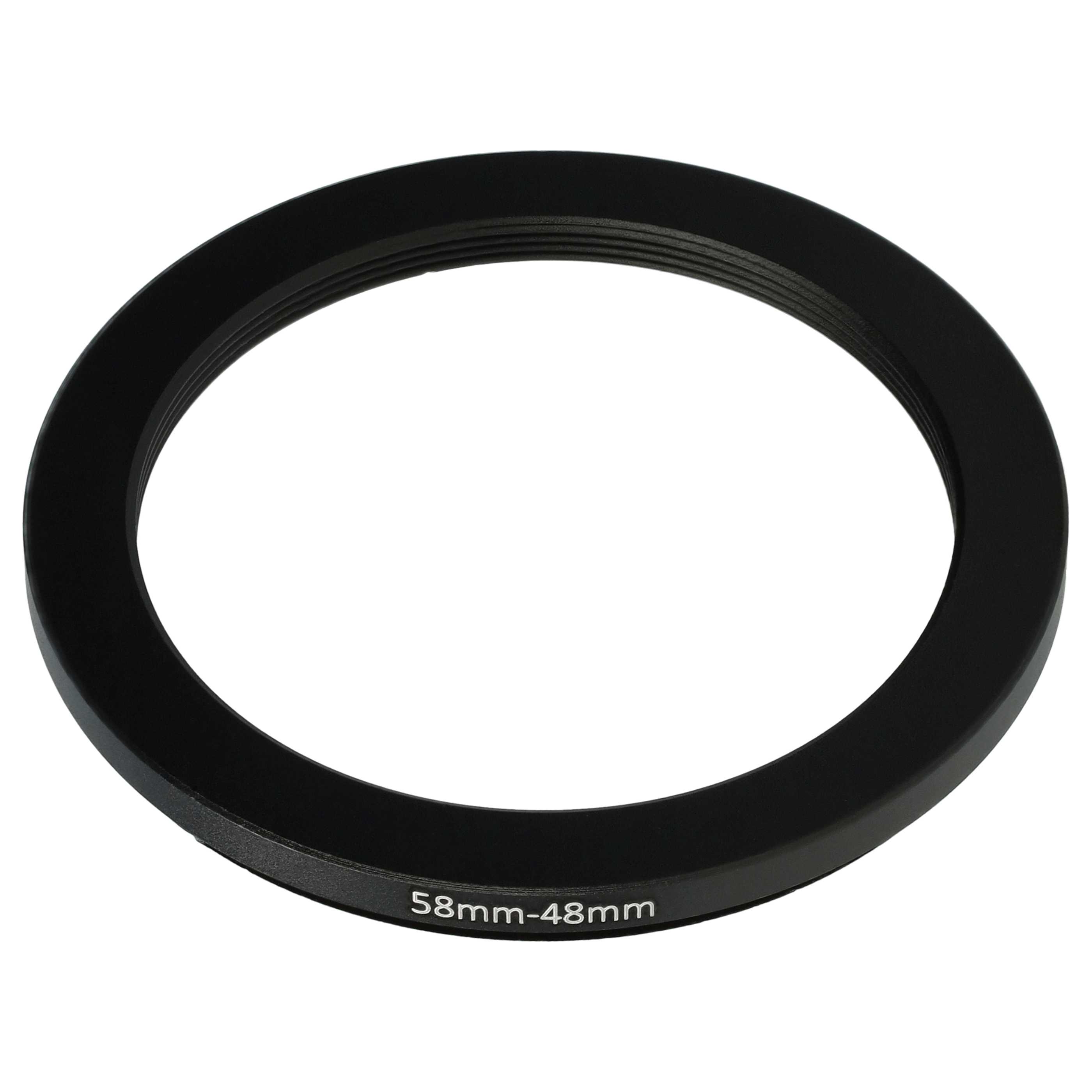 Step-Down Ring Adapter from 58 mm to 48 mm for various Camera Lenses