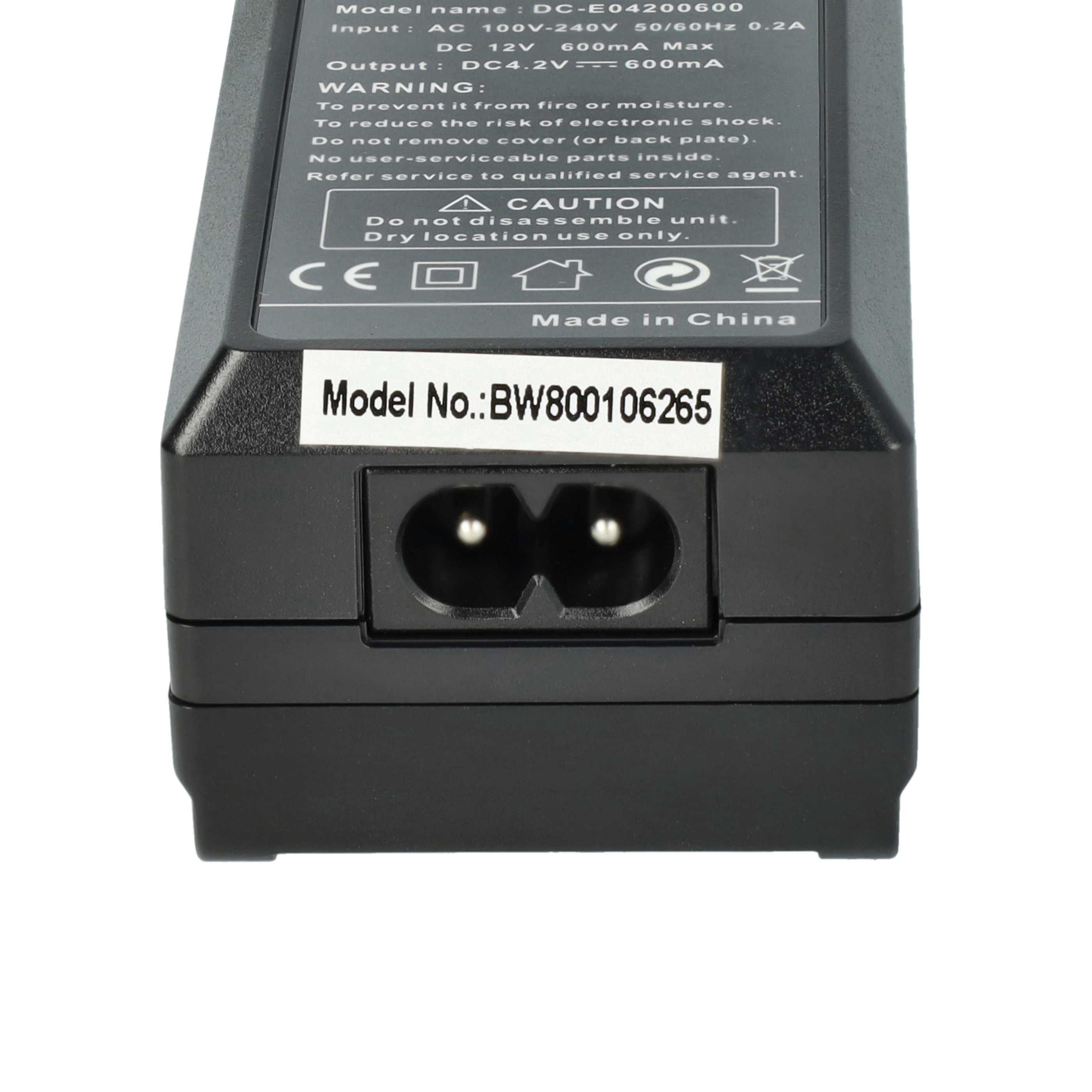 Caricabatterie + adattatore da auto per fotocamera - 0,6A 4,2V 89,5cm