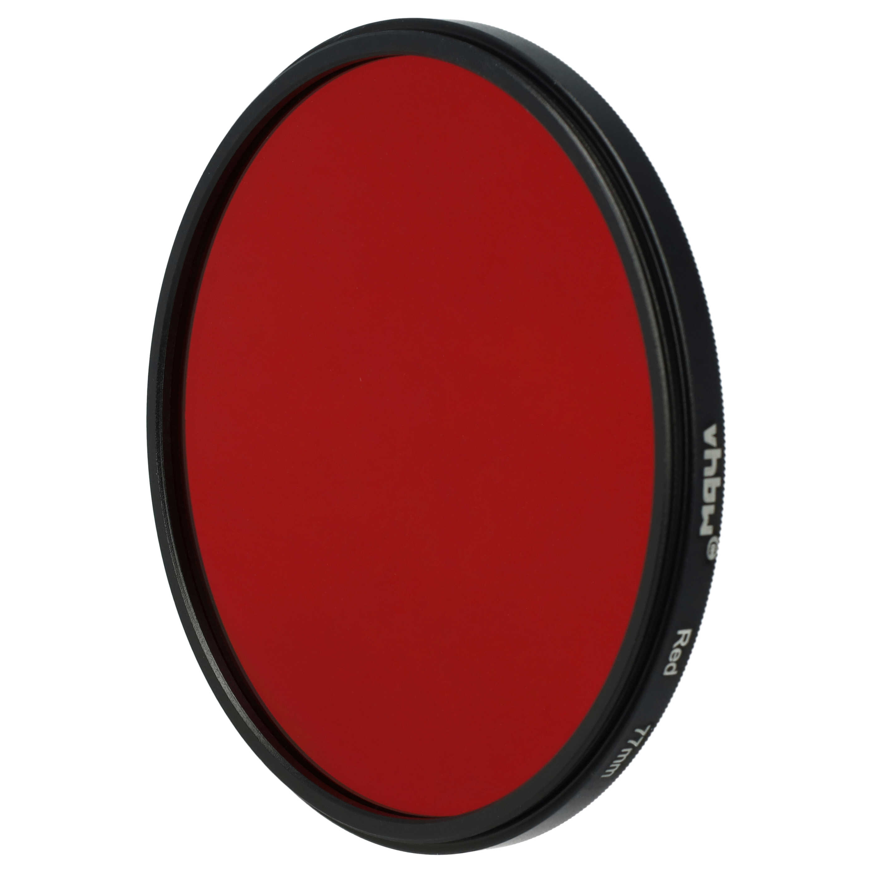 Filtre de couleur rouge pour objectifs d'appareils photo de 77 mm - Filtre rouge