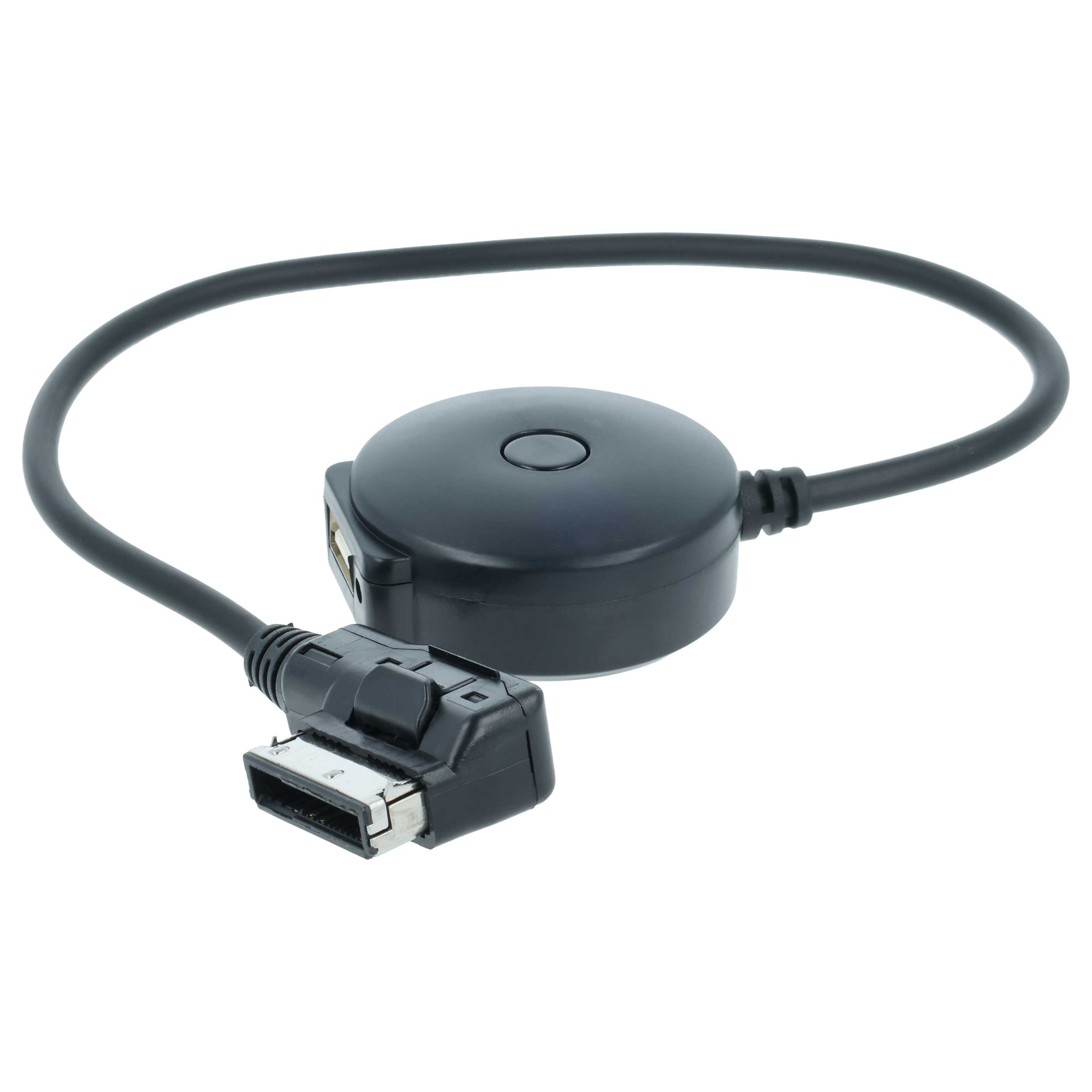 Kabel AUX do radia samochodowegoAudi, Seat, Skoda, VW - 30 cm, USB, bluetooth