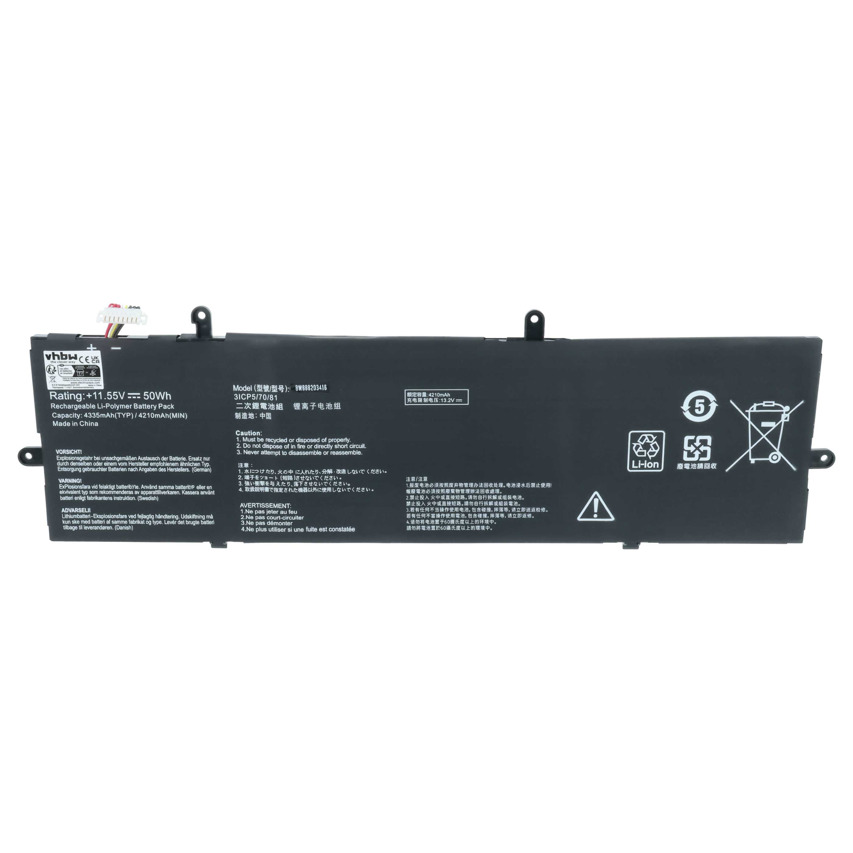 Akumulator do laptopa zamiennik Asus 0B200-03160000, C31N1816 - 4250 mAh 11,55 V LiPo